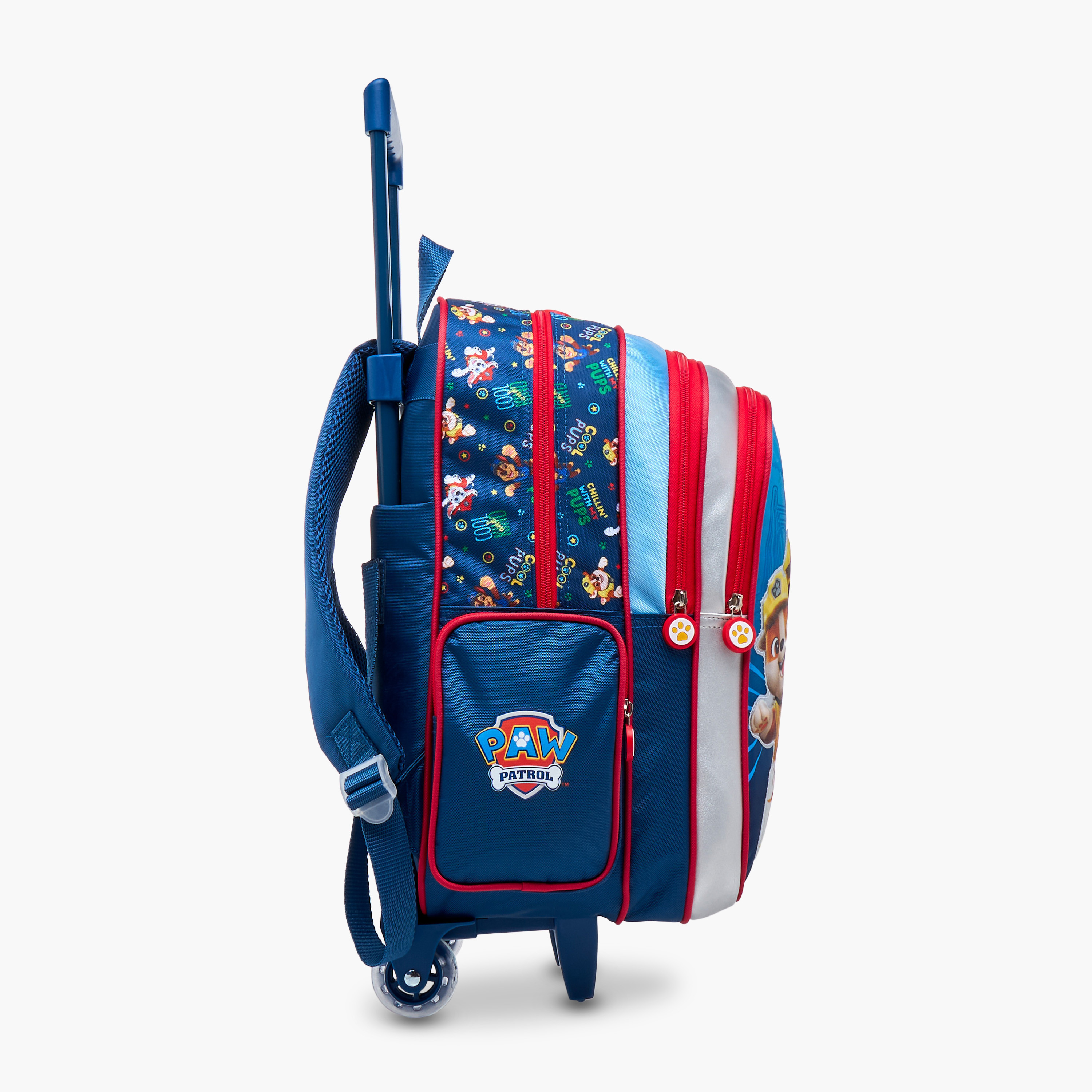 PAW Patrol Printed Trolley Bag for Boys 5-8 Years with Water Resistant Fabric -school-bagsandbackpacks-trolleybags-image-9