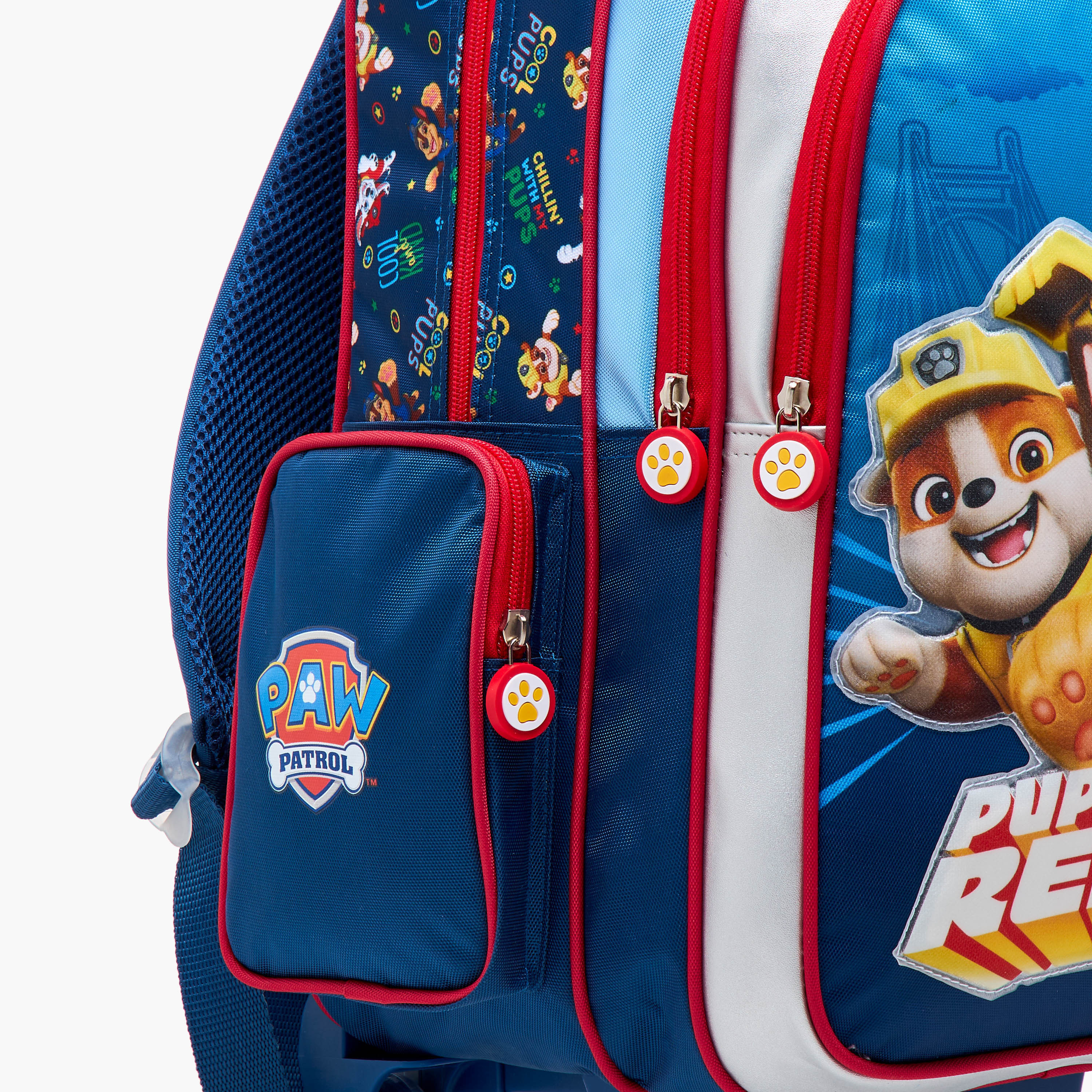PAW Patrol Printed Trolley Bag for Boys 5-8 Years with Water Resistant Fabric -school-bagsandbackpacks-trolleybags-image-10