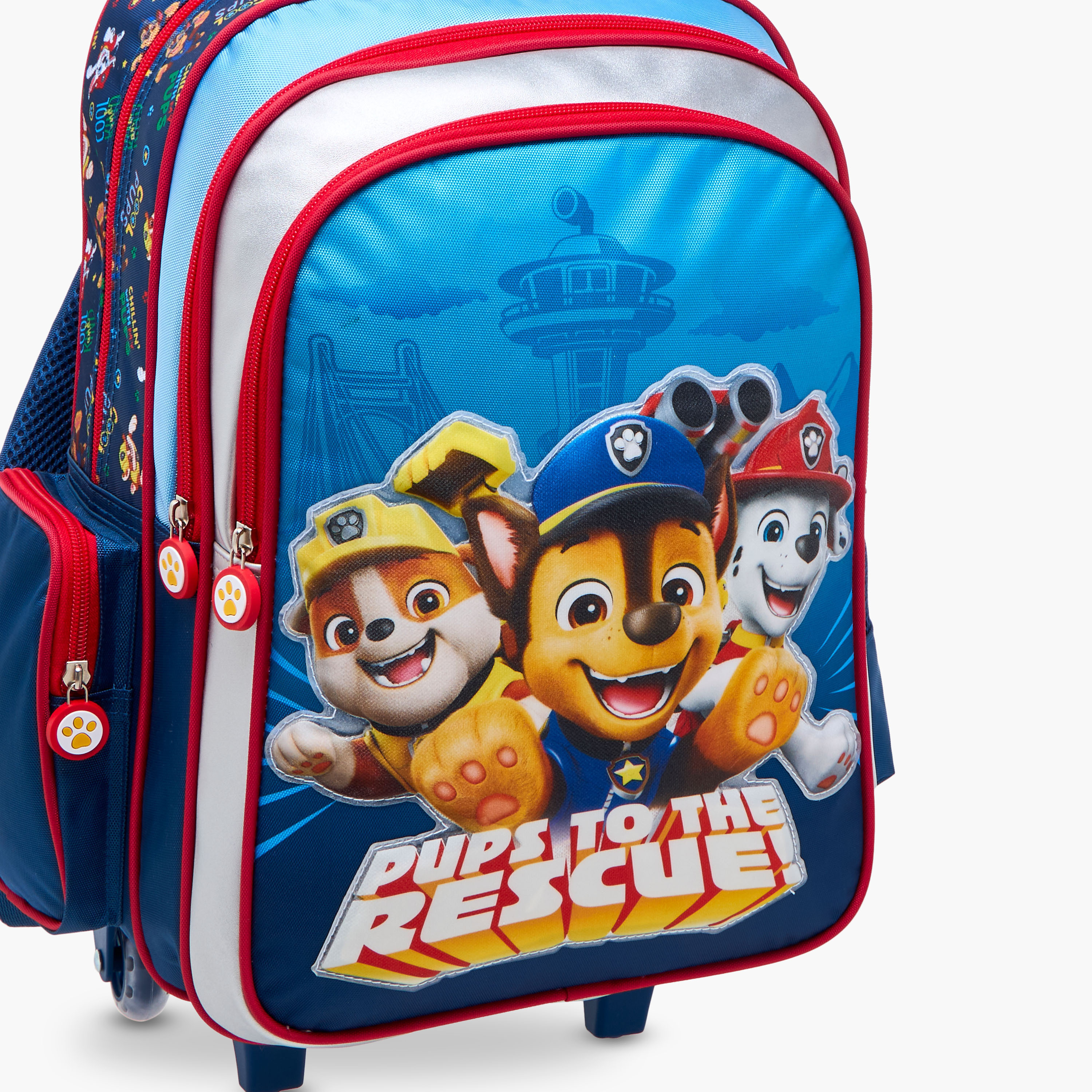 PAW Patrol Printed Trolley Bag for Boys 5-8 Years with Water Resistant Fabric -school-bagsandbackpacks-trolleybags-image-11