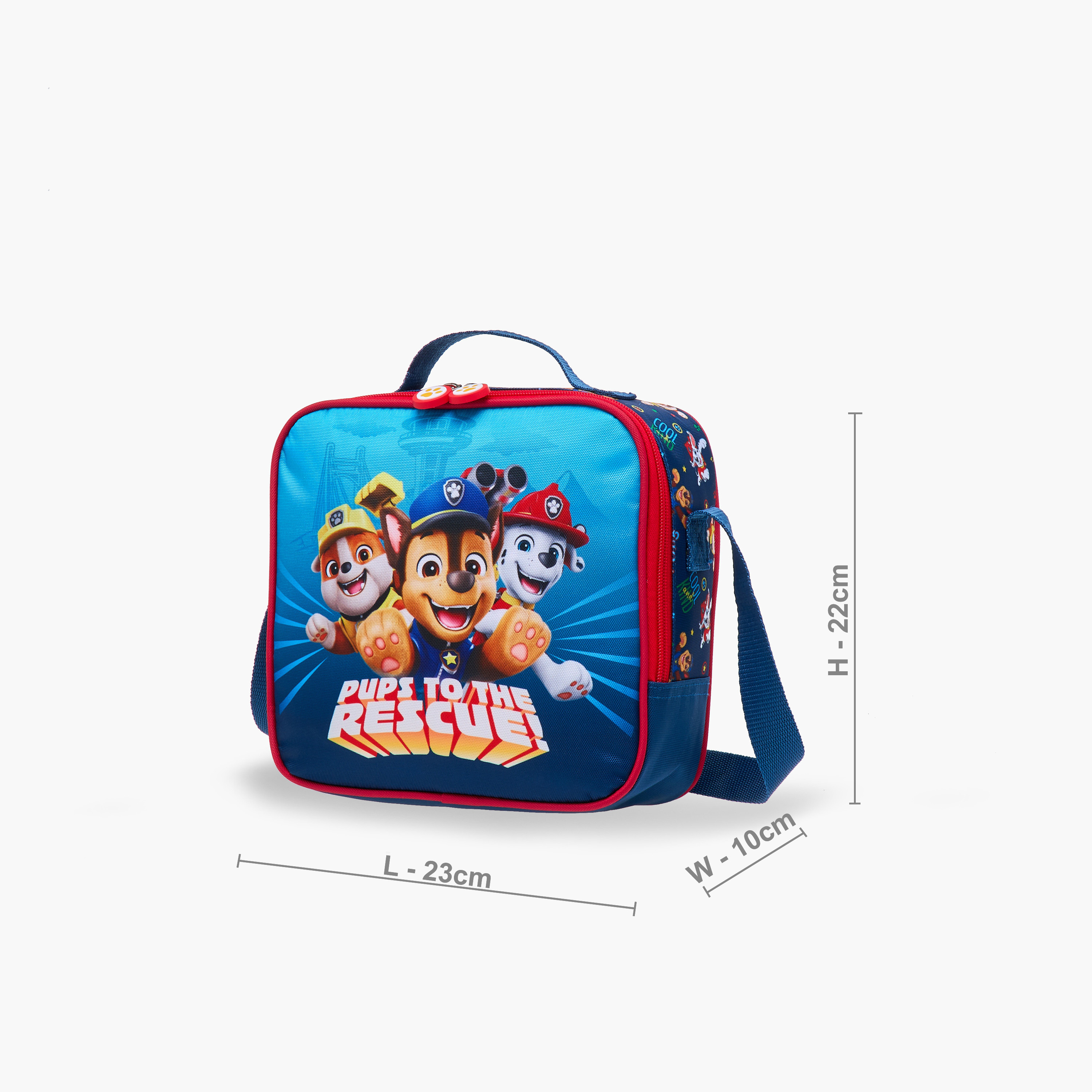 PAW Patrol Printed Lunch Bag with Zip Closure-school-lunchessentials-lunchbags-image-2
