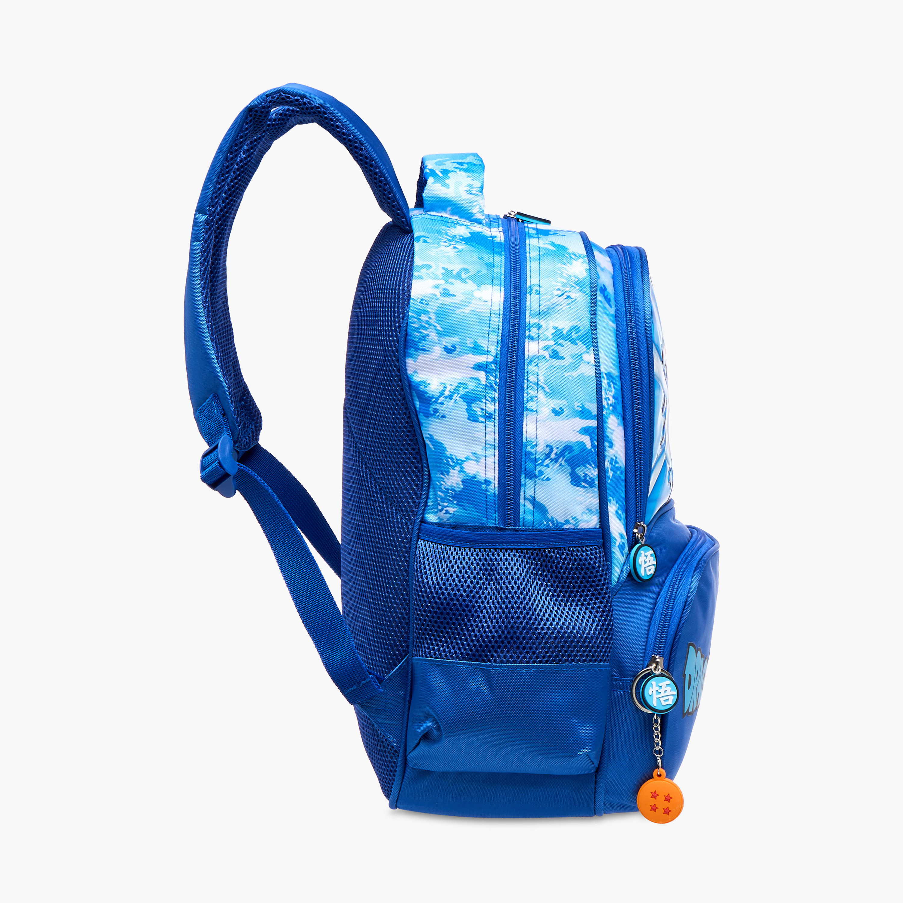 Spacetoon Dragon Ball Z Print Backpack with Adjustable Straps and Zip Closure - 16 inches-school-bagsandbackpacks-backpacks-image-3