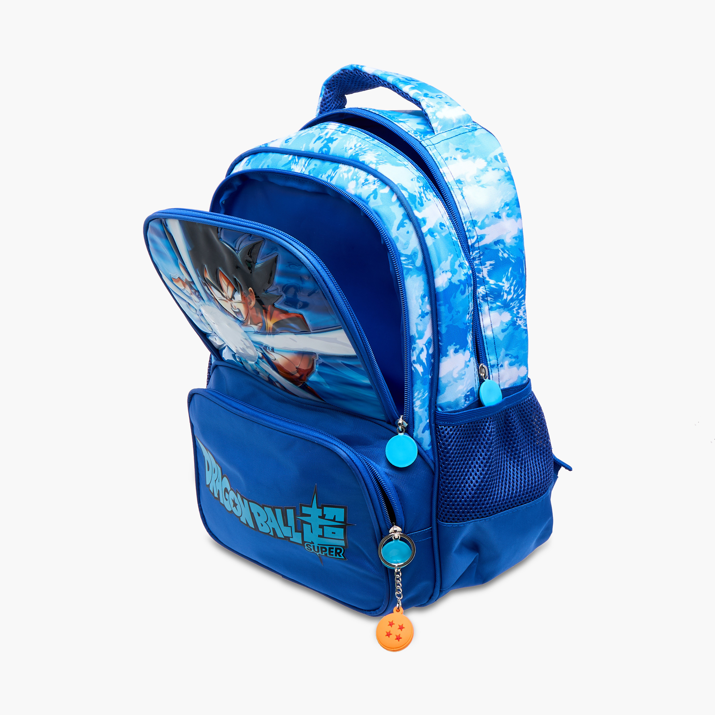 Spacetoon Dragon Ball Z Print Backpack with Adjustable Straps and Zip Closure - 16 inches-school-bagsandbackpacks-backpacks-image-9
