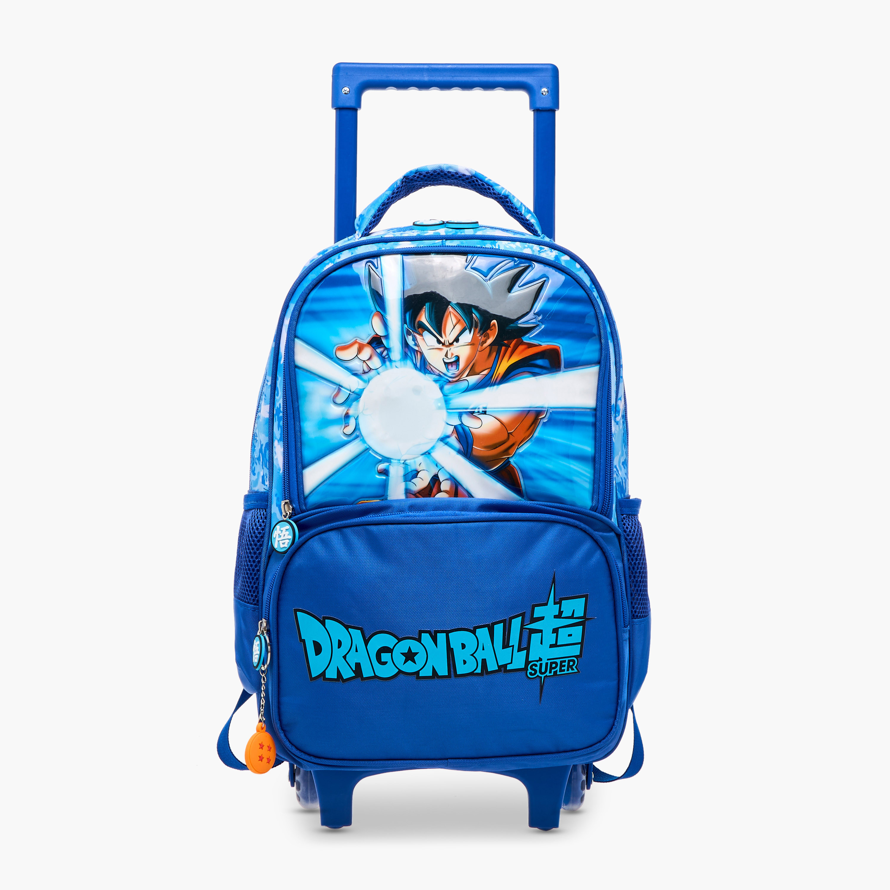 Spacetoon Dragon Ball Z Trolley Backpack with Retractable Handle - 16 inches-school-bagsandbackpacks-trolleybags-image-1