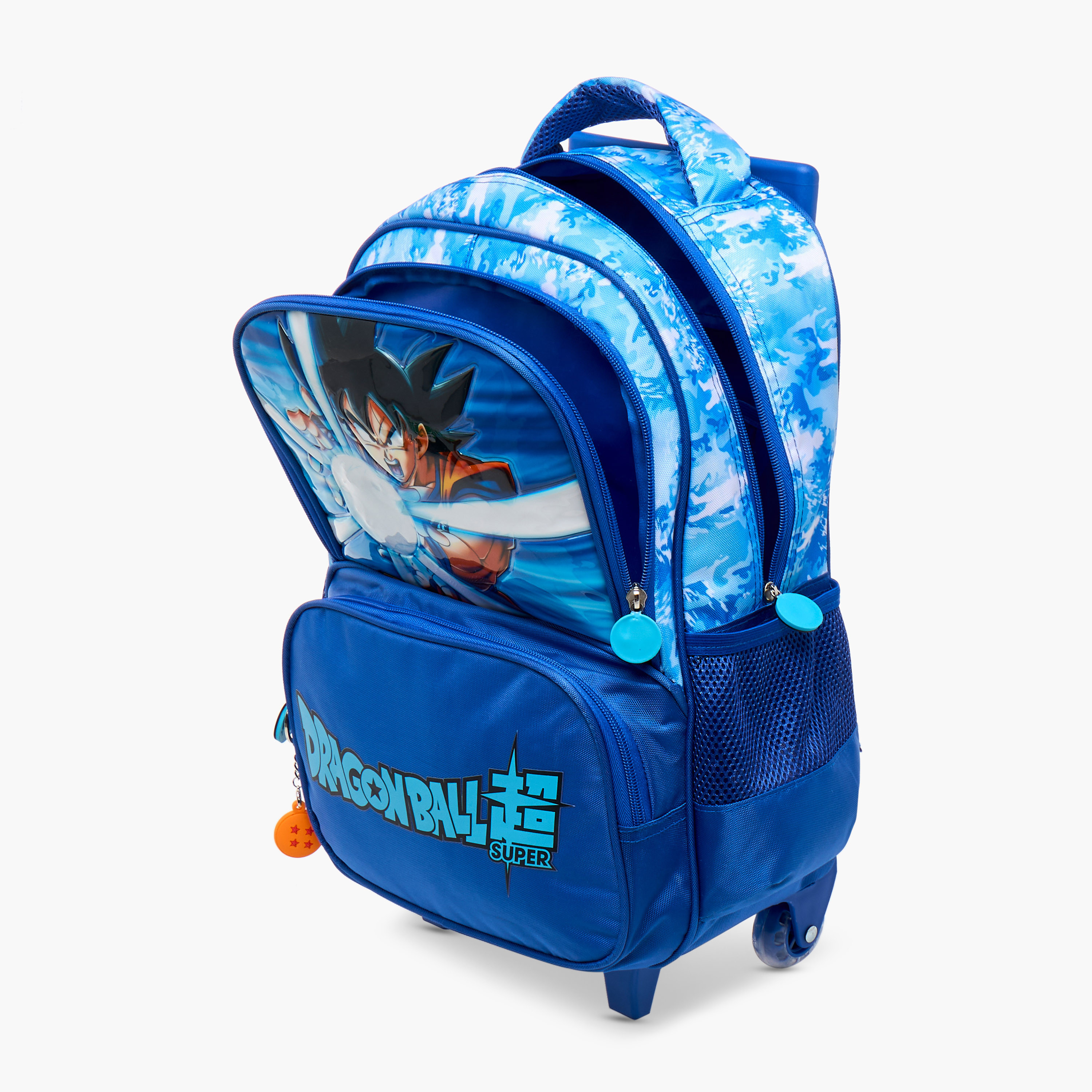 Spacetoon Dragon Ball Z Trolley Backpack with Retractable Handle - 16 inches-school-bagsandbackpacks-trolleybags-image-16