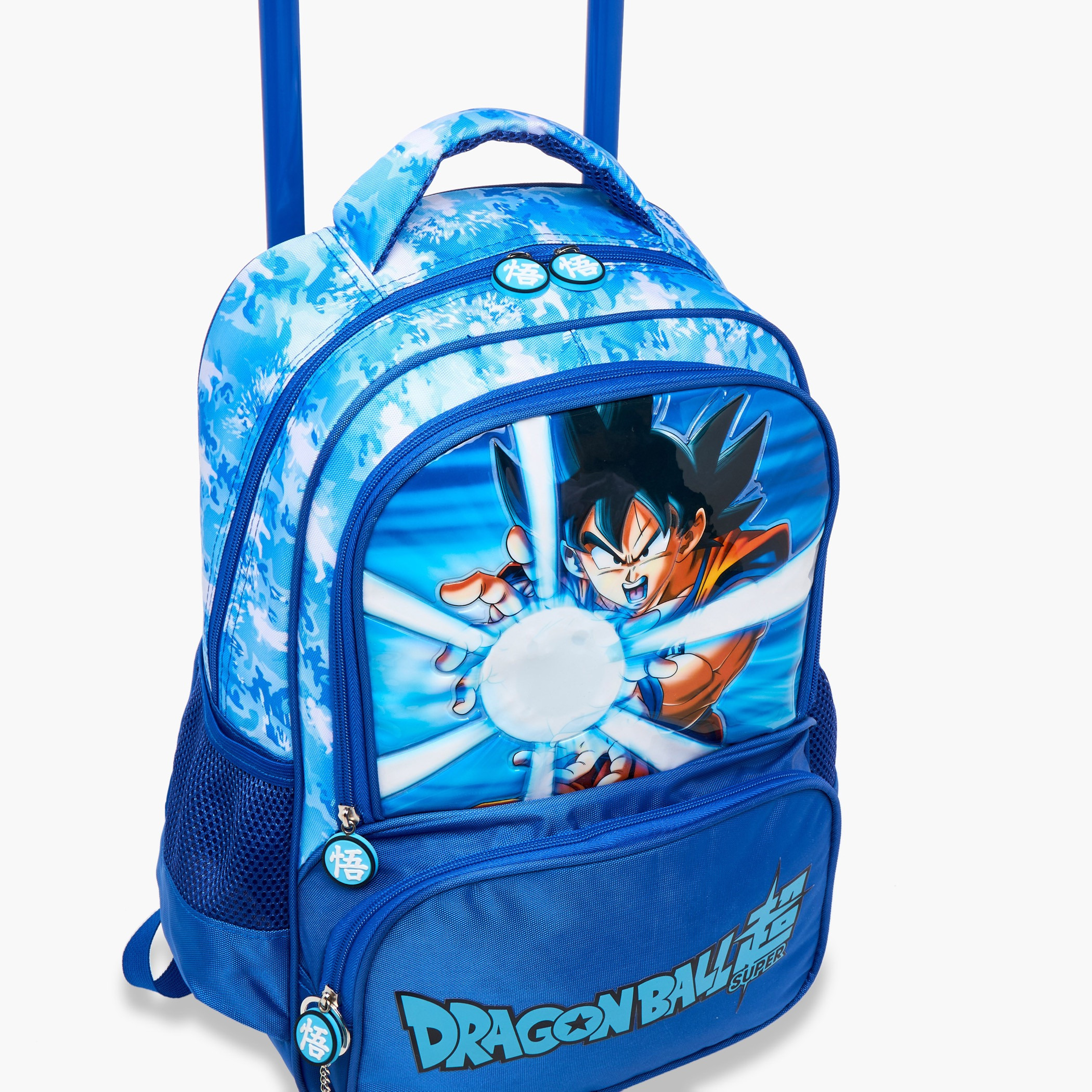 Spacetoon Dragon Ball Z Trolley Backpack with Retractable Handle - 16 inches-school-bagsandbackpacks-trolleybags-image-8