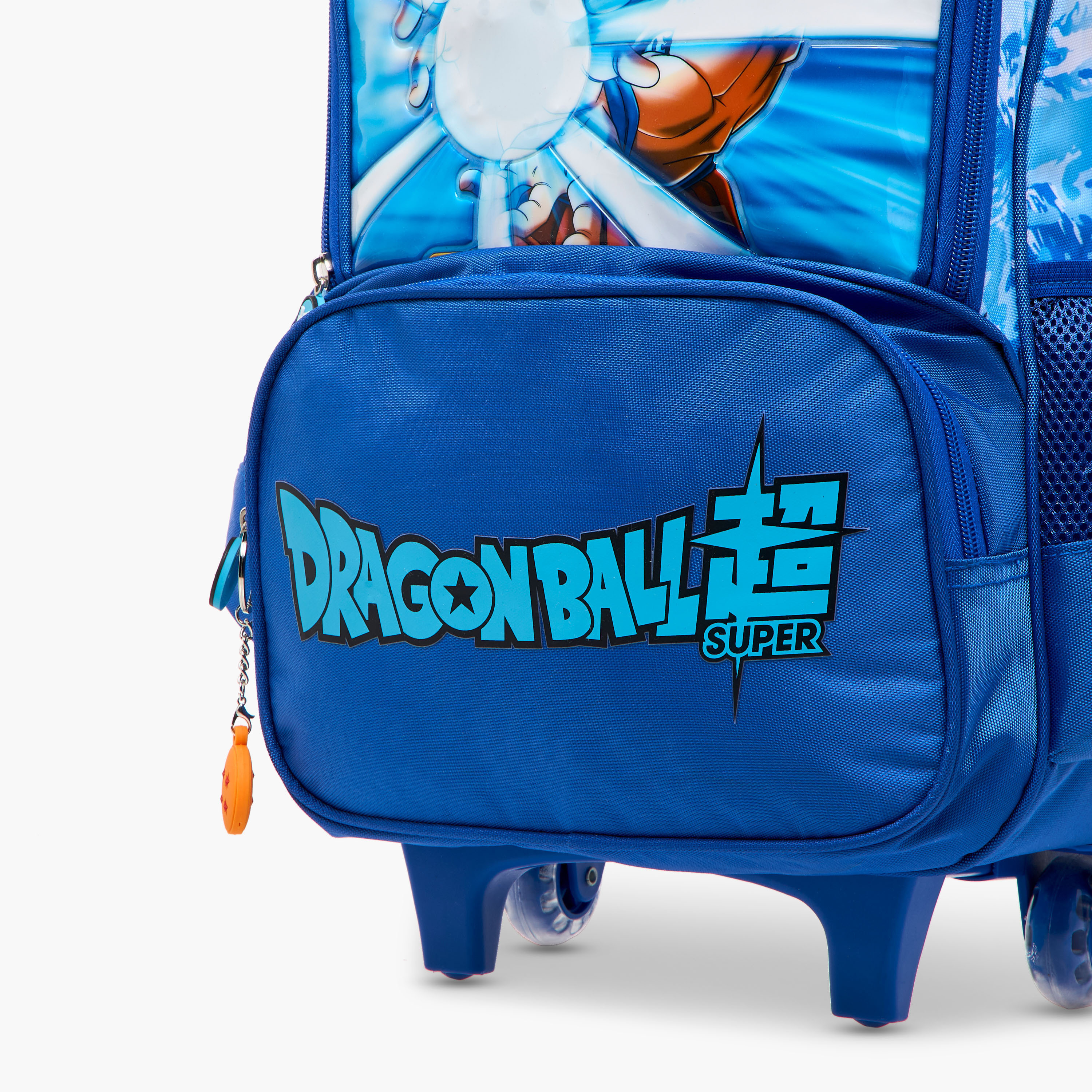 Spacetoon Dragon Ball Z Trolley Backpack with Retractable Handle - 16 inches-school-bagsandbackpacks-trolleybags-image-9