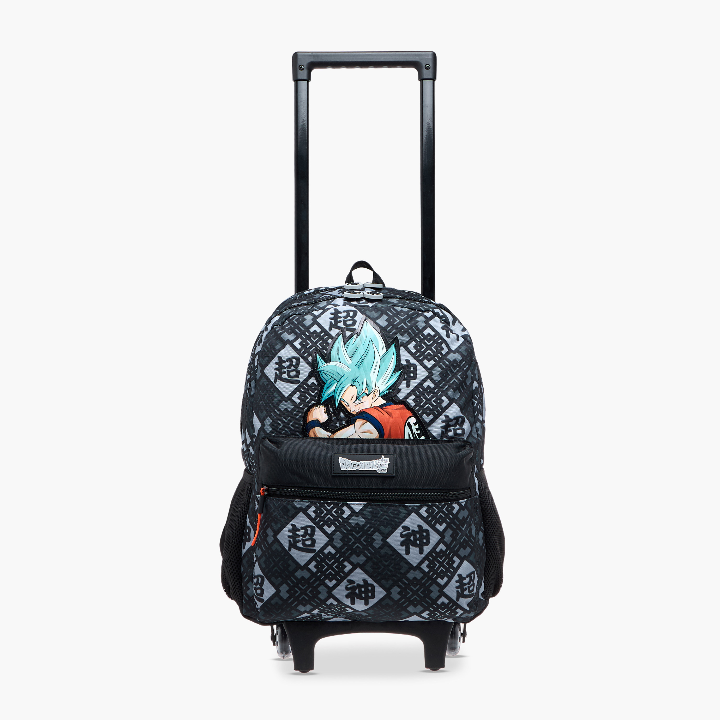 Spacetoon Dragon Ball Z Print Trolley Backpack with Retractable Handle - 16 inches-school-bagsandbackpacks-trolleybags-image-7