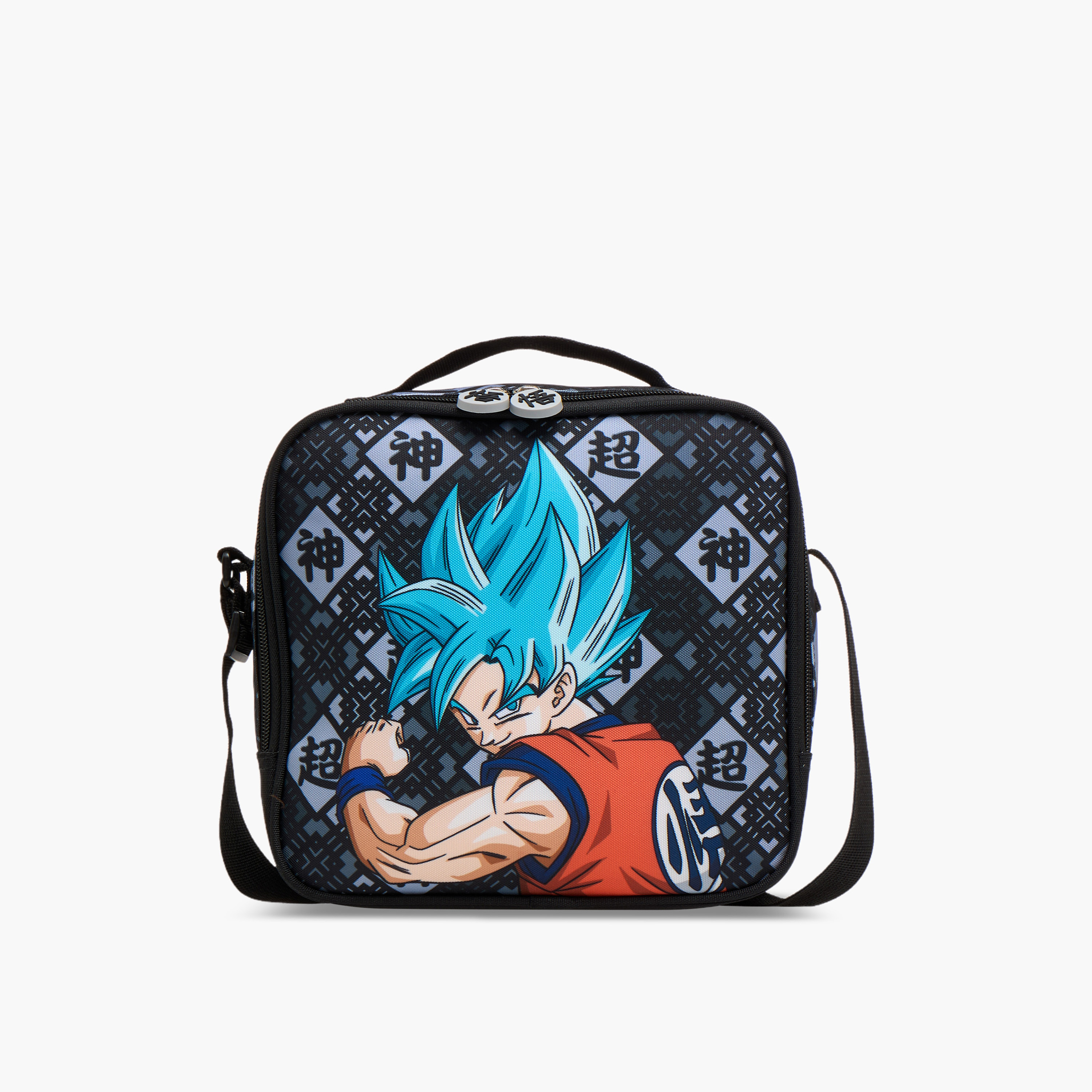 Spacetoon Dragon Ball Print Lunch Bag with Zip Closure-school-lunchessentials-lunchbags-image-1