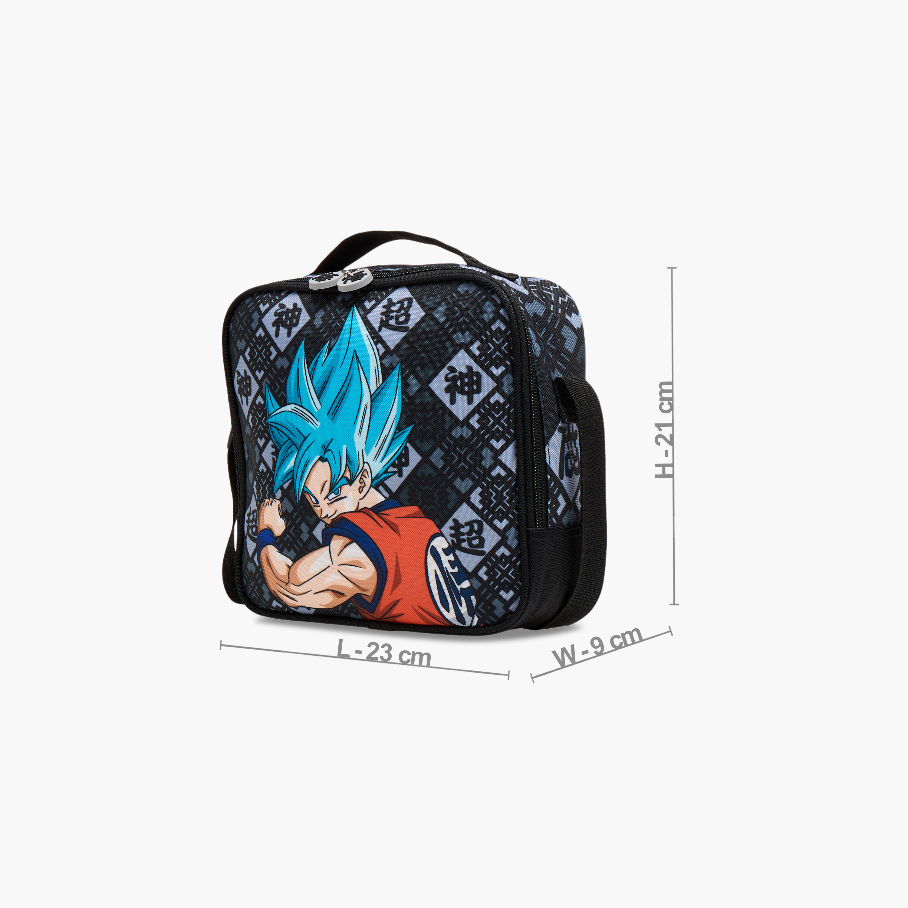 Spacetoon Dragon Ball Print Lunch Bag with Zip Closure-school-lunchessentials-lunchbags-image-2