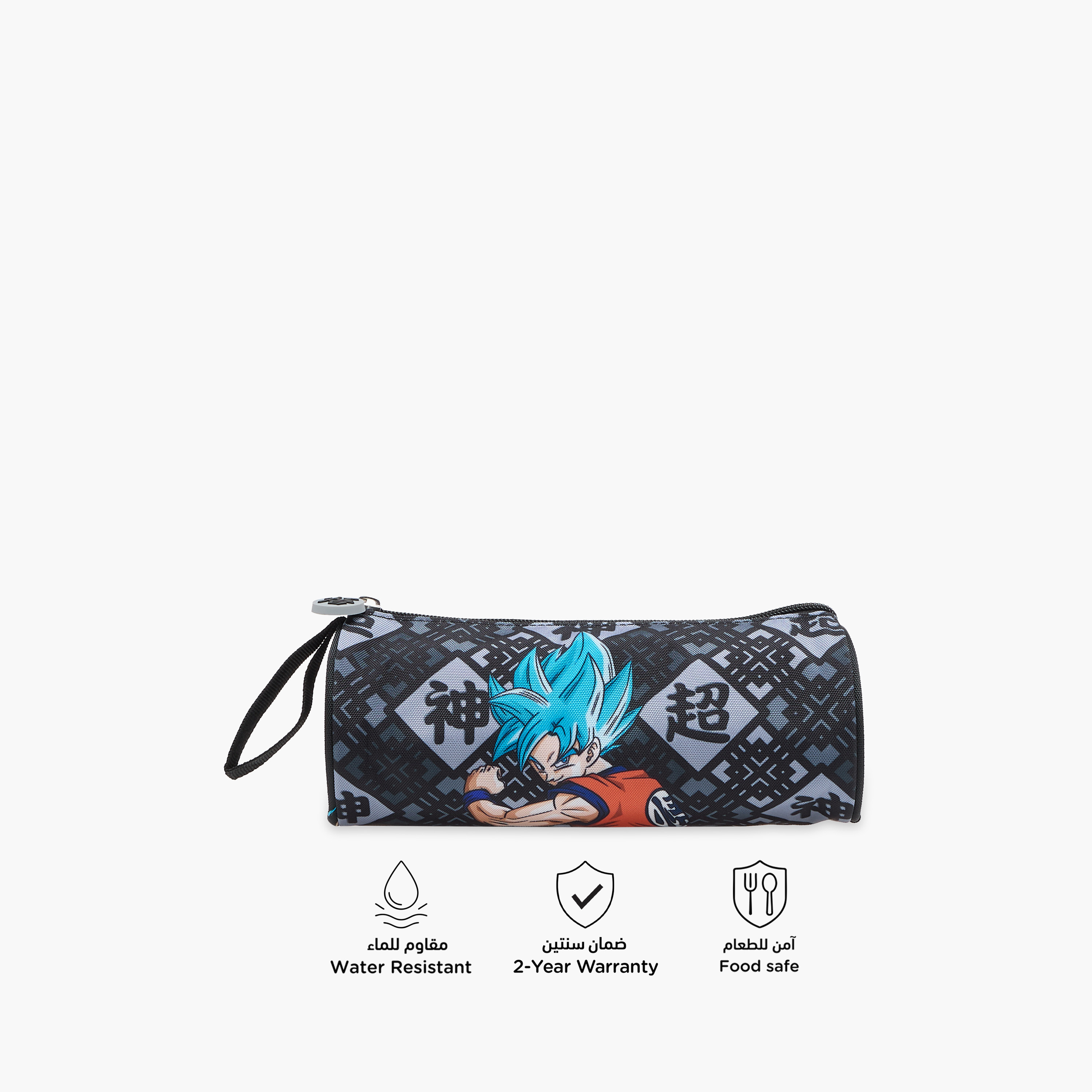 Spacetoon Dragon Ball Print Pencil Pouch with Zip Closure-school-stationery-pencilcases-image-4