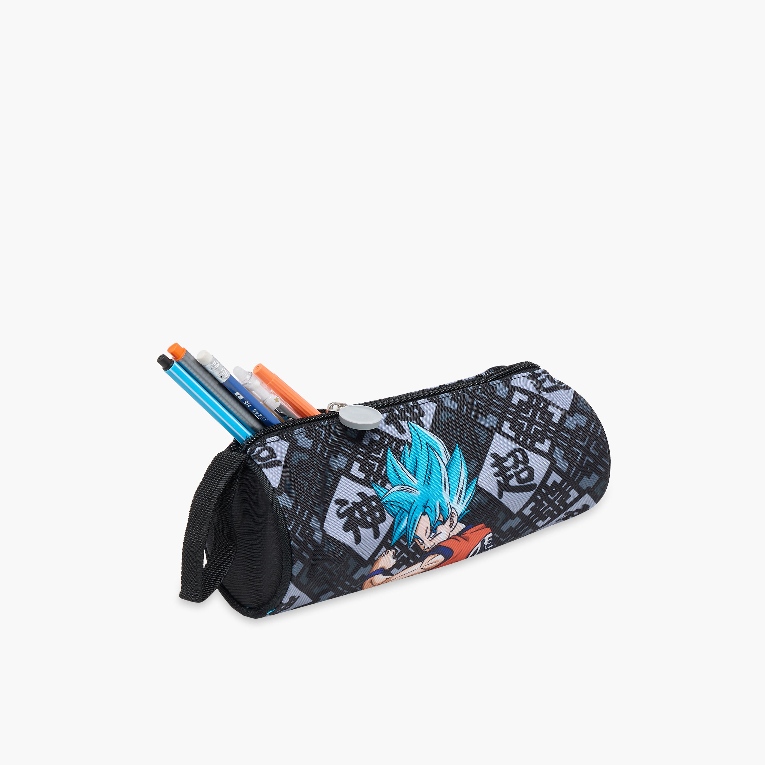 Spacetoon Dragon Ball Print Pencil Pouch with Zip Closure-school-stationery-pencilcases-image-7