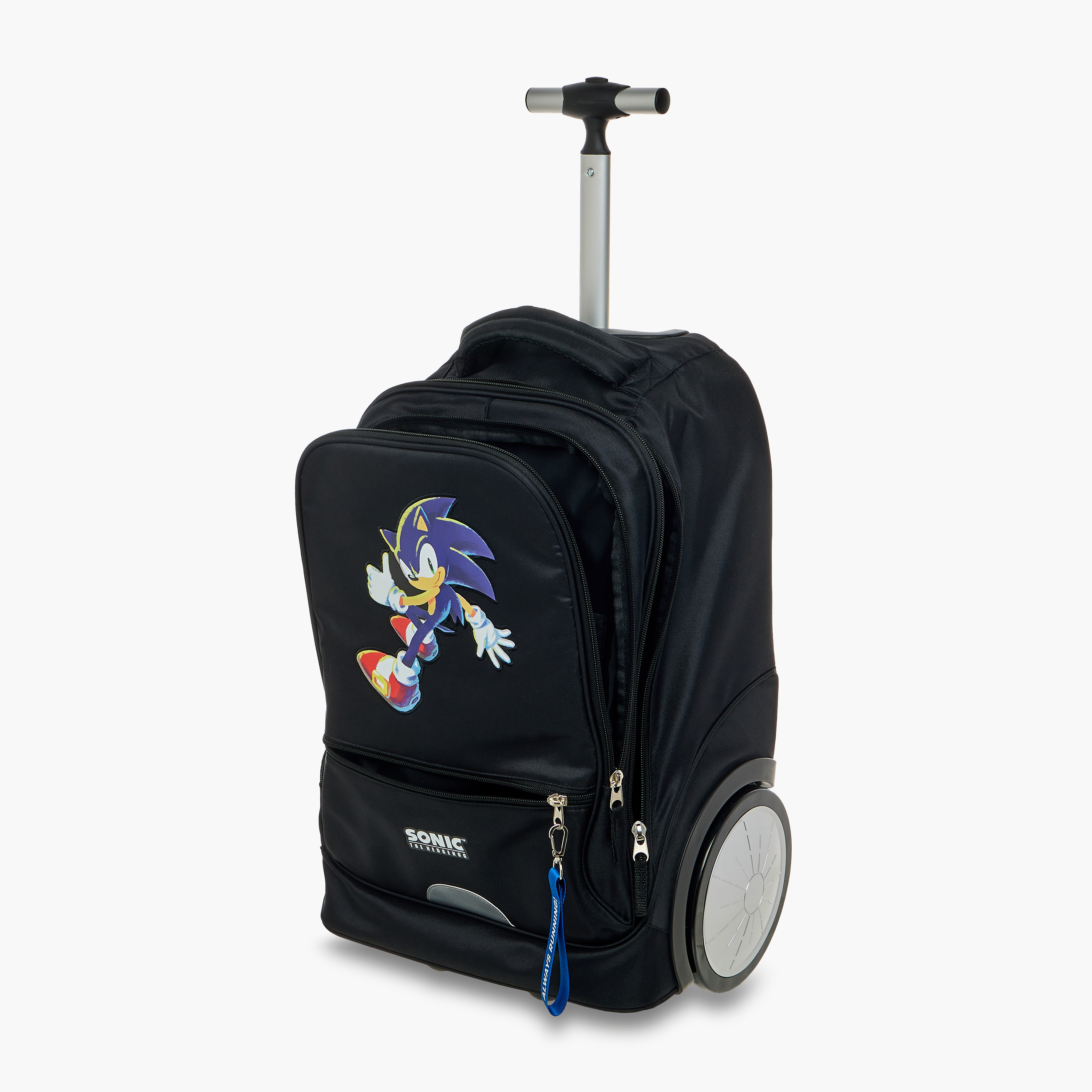 شنطة ترولي بمقبض قابل للسحب وطبعات سونيك ذا هيدجهوج - 18 بوصة-school-bagsandbackpacks-trolleybags-image-14
