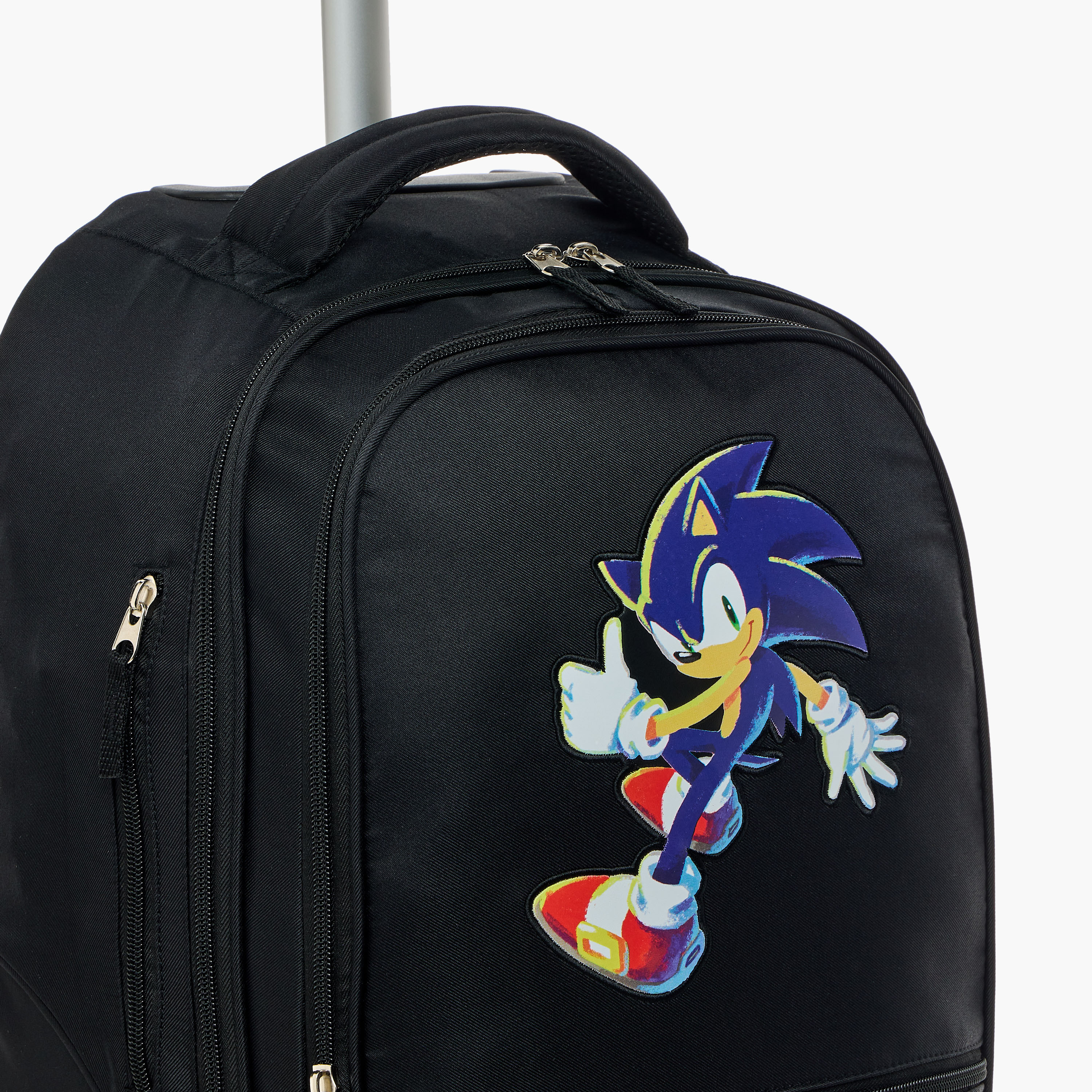 شنطة ترولي بمقبض قابل للسحب وطبعات سونيك ذا هيدجهوج - 18 بوصة-school-bagsandbackpacks-trolleybags-image-9