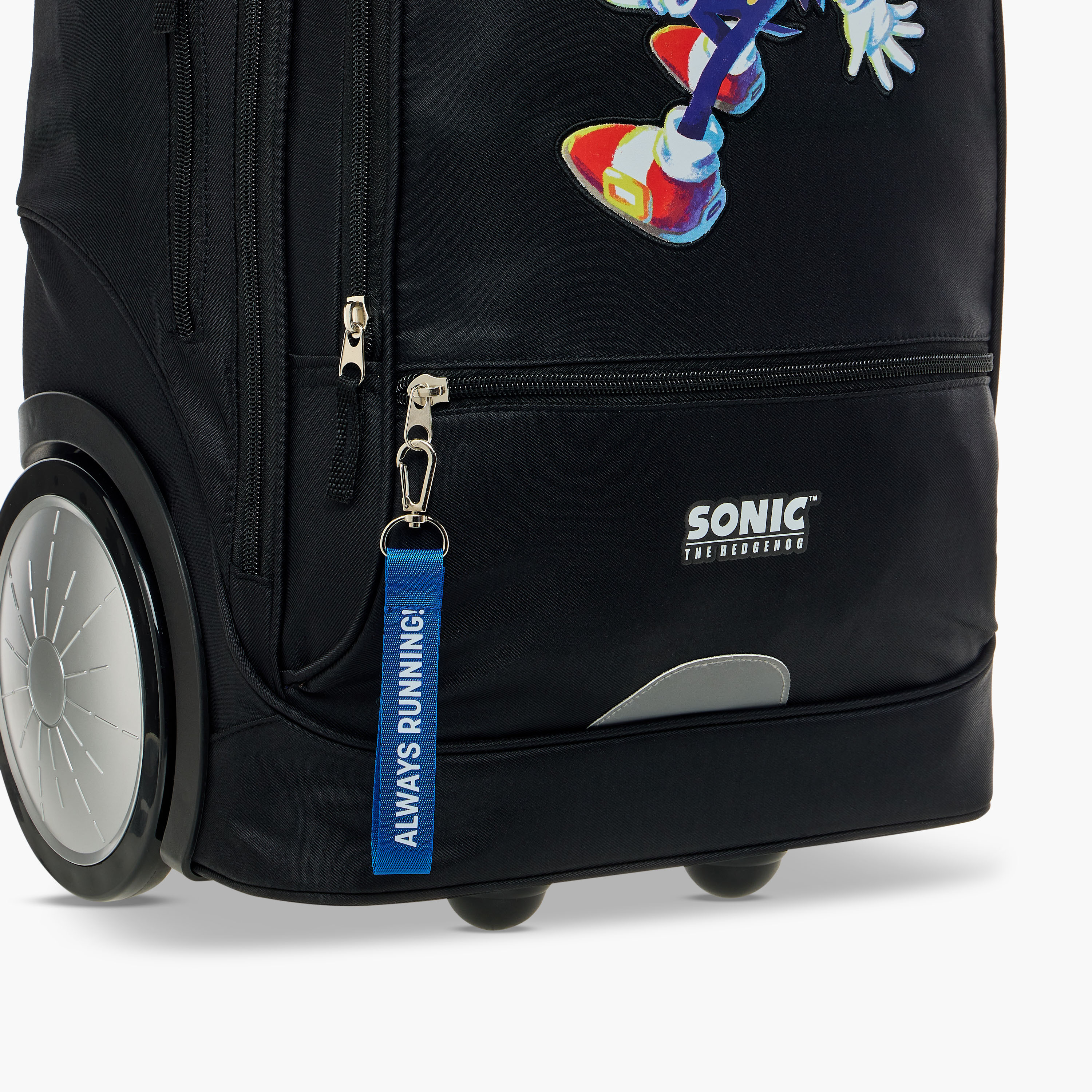 شنطة ترولي بمقبض قابل للسحب وطبعات سونيك ذا هيدجهوج - 18 بوصة-school-bagsandbackpacks-trolleybags-image-10
