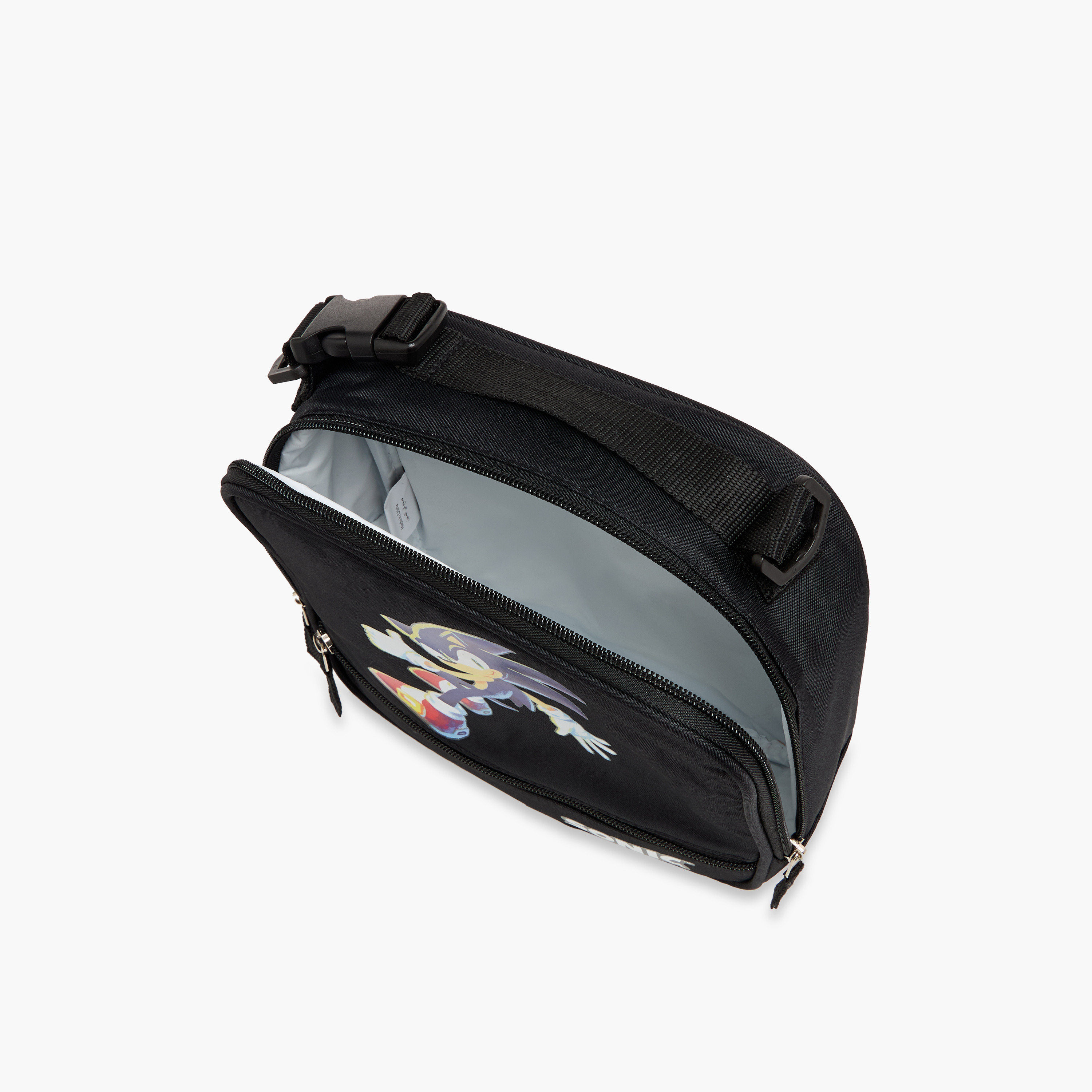Sonic The Hedgehog Print Lunch Bag with Zip Closure-school-lunchessentials-lunchbags-image-7