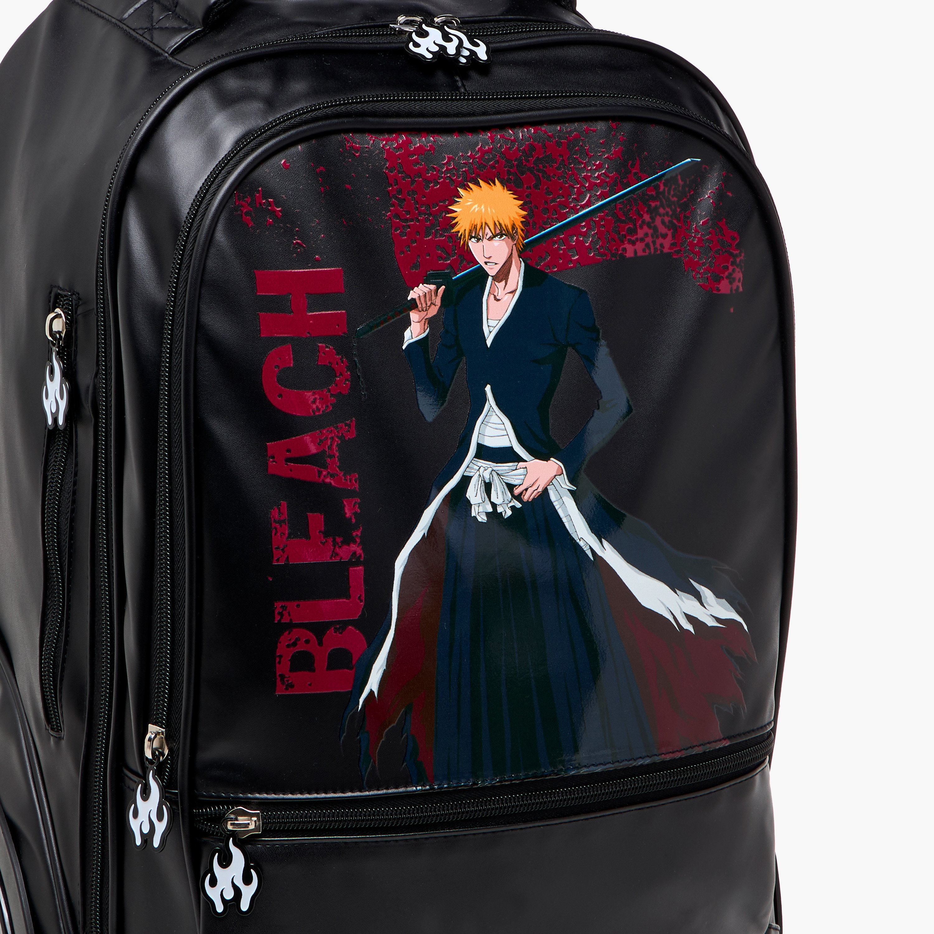 TV Tokyo Anime Print Trolley Bag with Retractable Handle - 18 inches-school-bagsandbackpacks-trolleybags-image-10