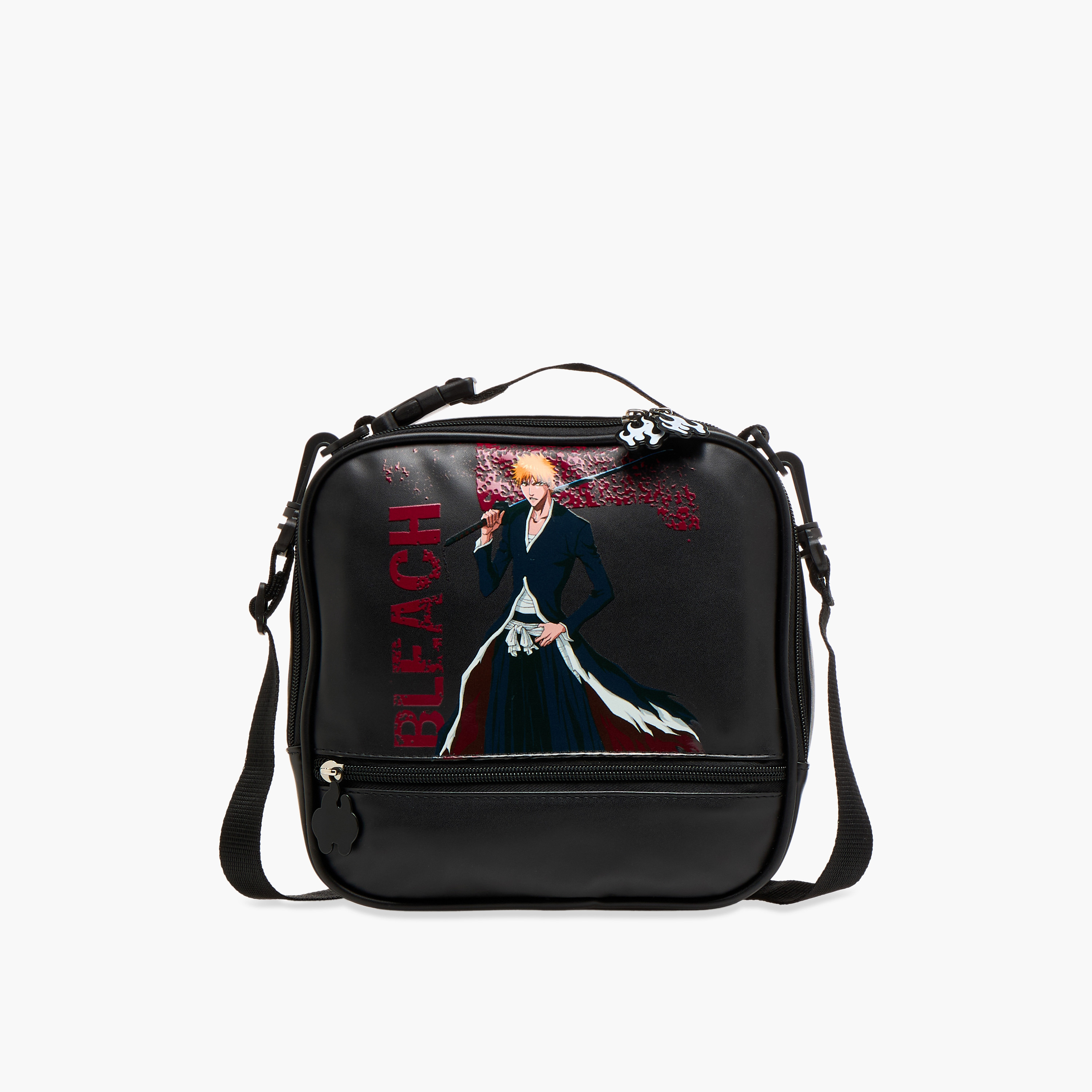 TV Tokyo Bleach Anime Print Lunch Bag with Zip Closure-school-lunchessentials-lunchbags-image-1