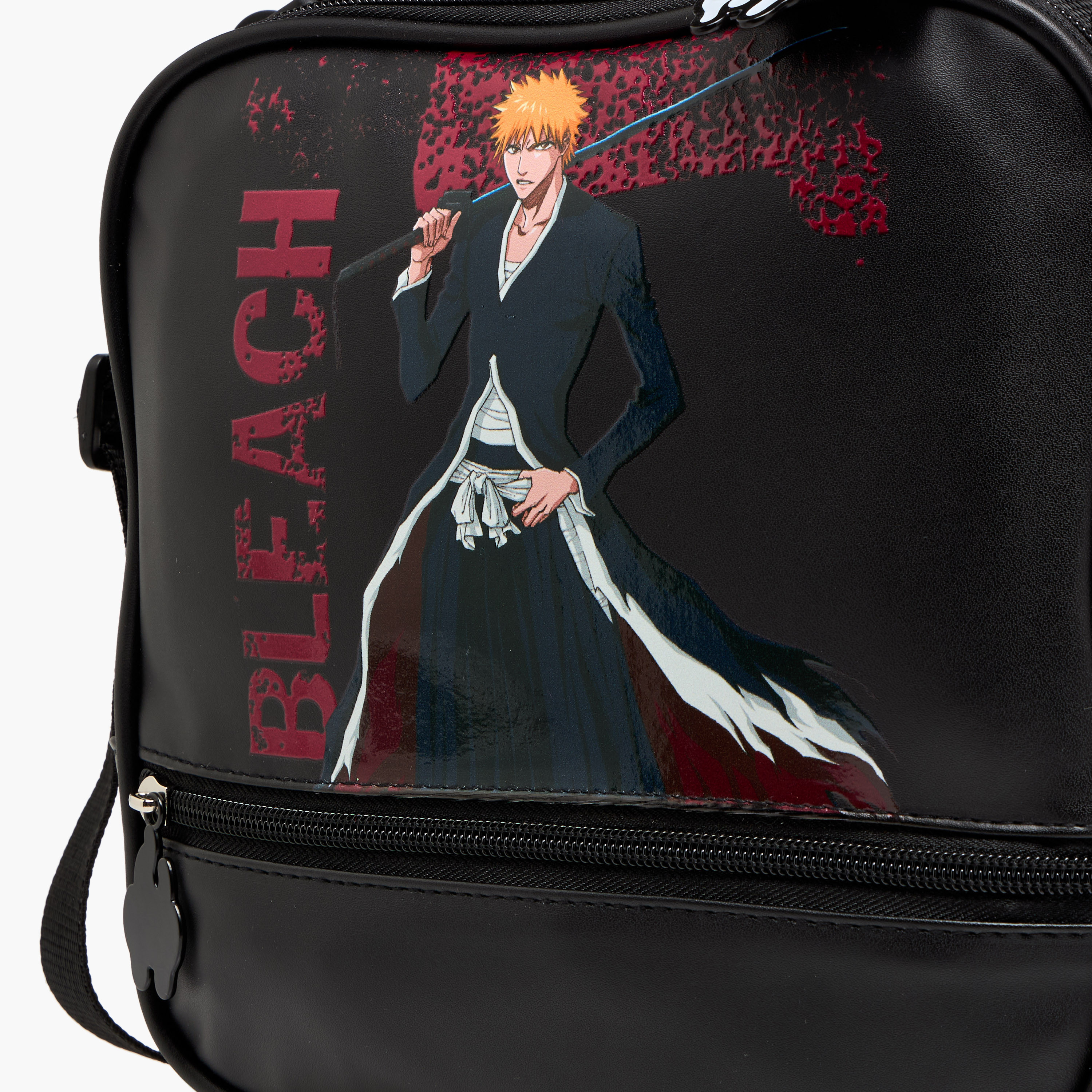 TV Tokyo Bleach Anime Print Lunch Bag with Zip Closure-school-lunchessentials-lunchbags-image-7