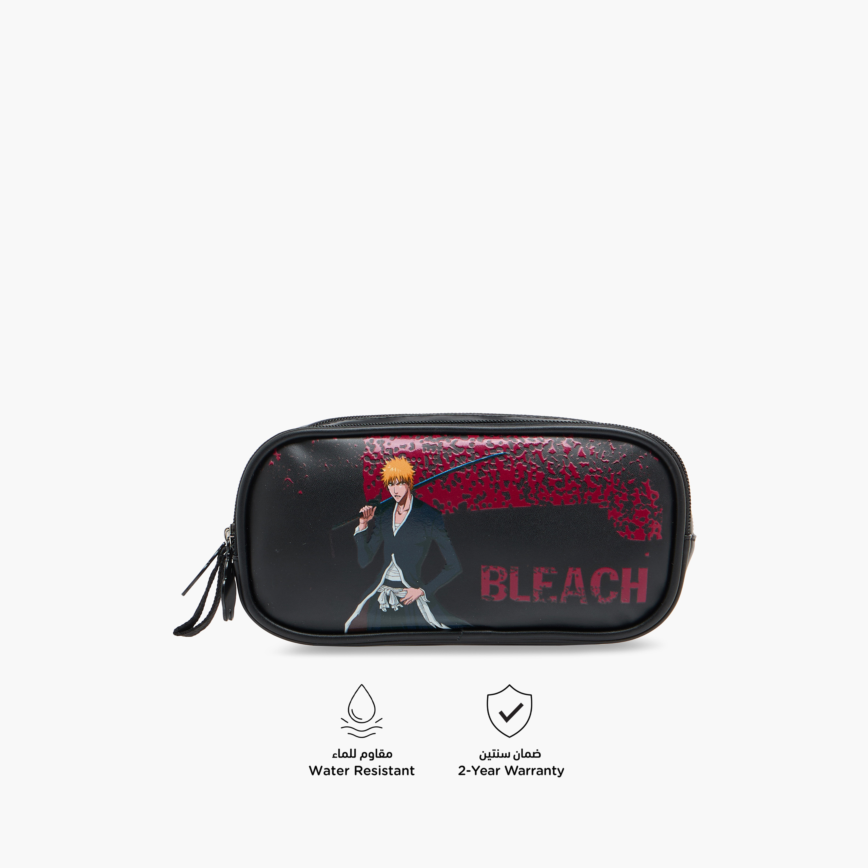 TV Tokyo Bleach Print Pencil Pouch with Zip Closure-school-stationery-pencilcases-image-4