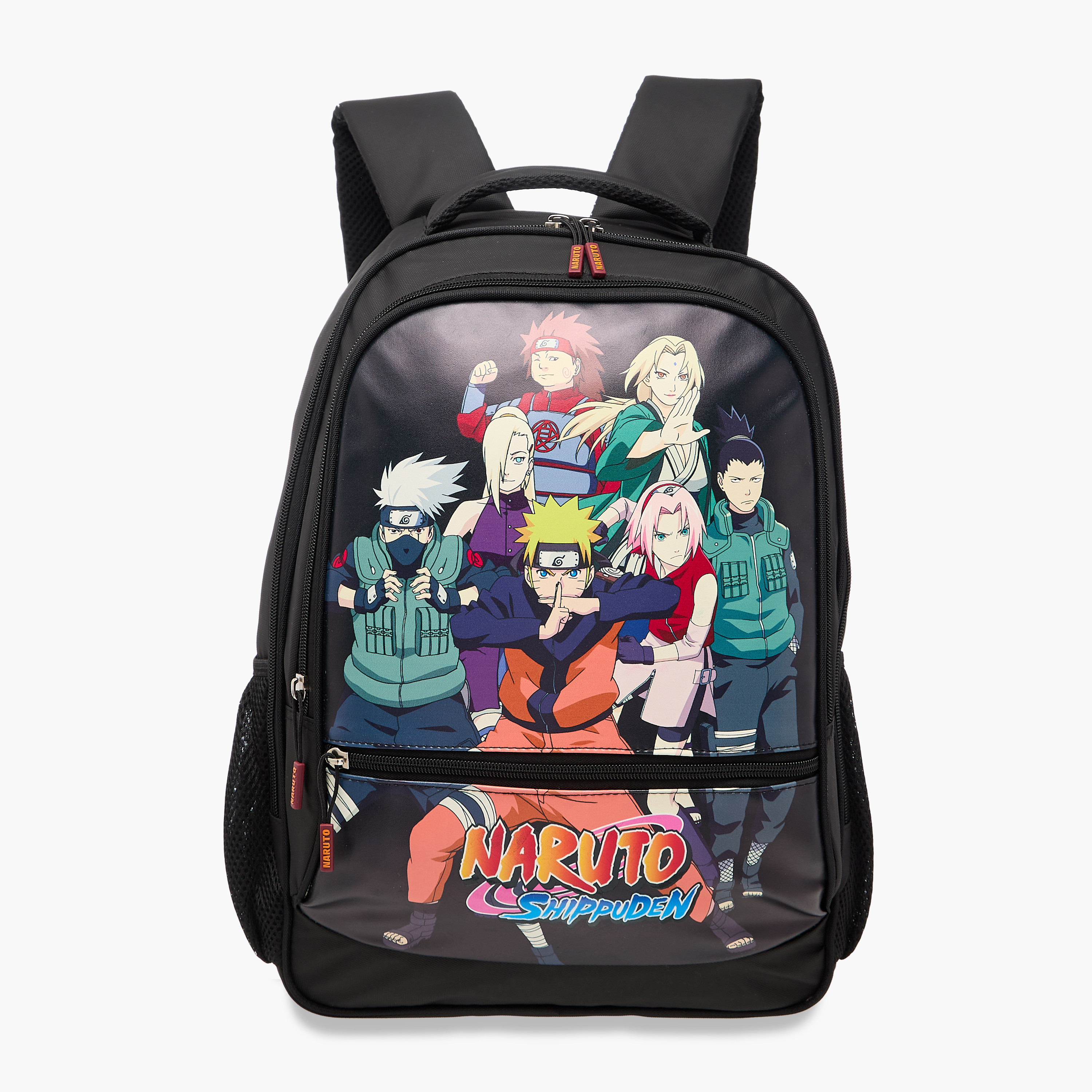 شنطة ظهر بطبعات ناروتو من تي في طوكيو بحمالات قابلة للتعديل وسحّاب إغلاق - 18 بوصة-school-bagsandbackpacks-backpacks-image-1
