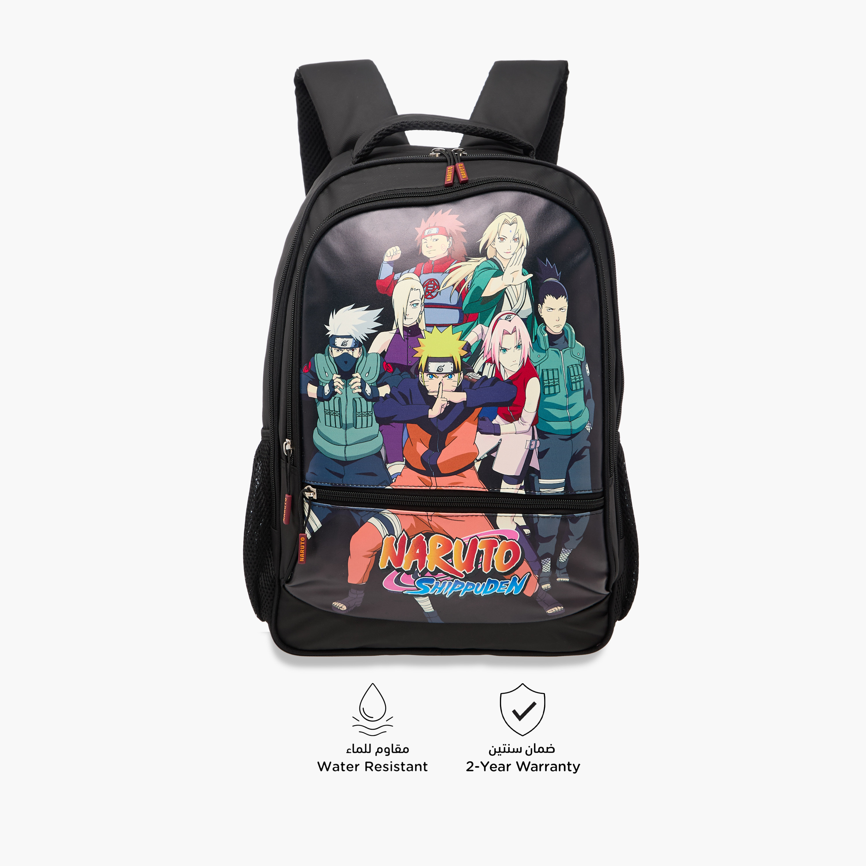 شنطة ظهر بطبعات ناروتو من تي في طوكيو بحمالات قابلة للتعديل وسحّاب إغلاق - 18 بوصة-school-bagsandbackpacks-backpacks-image-4