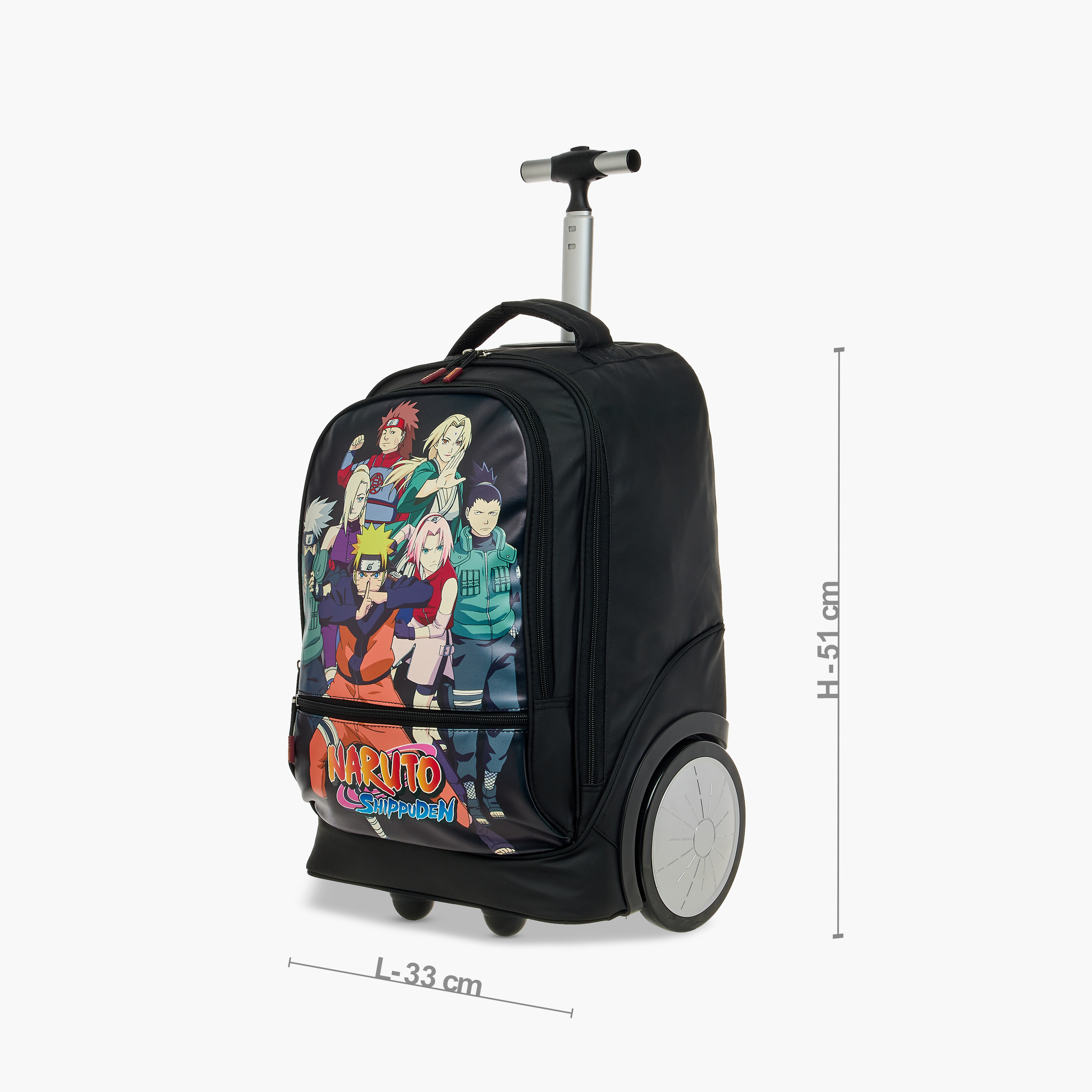 شنطة ترولي بمقبض قابل للسحب وطبعات - 18 بوصة-school-bagsandbackpacks-trolleybags-image-2