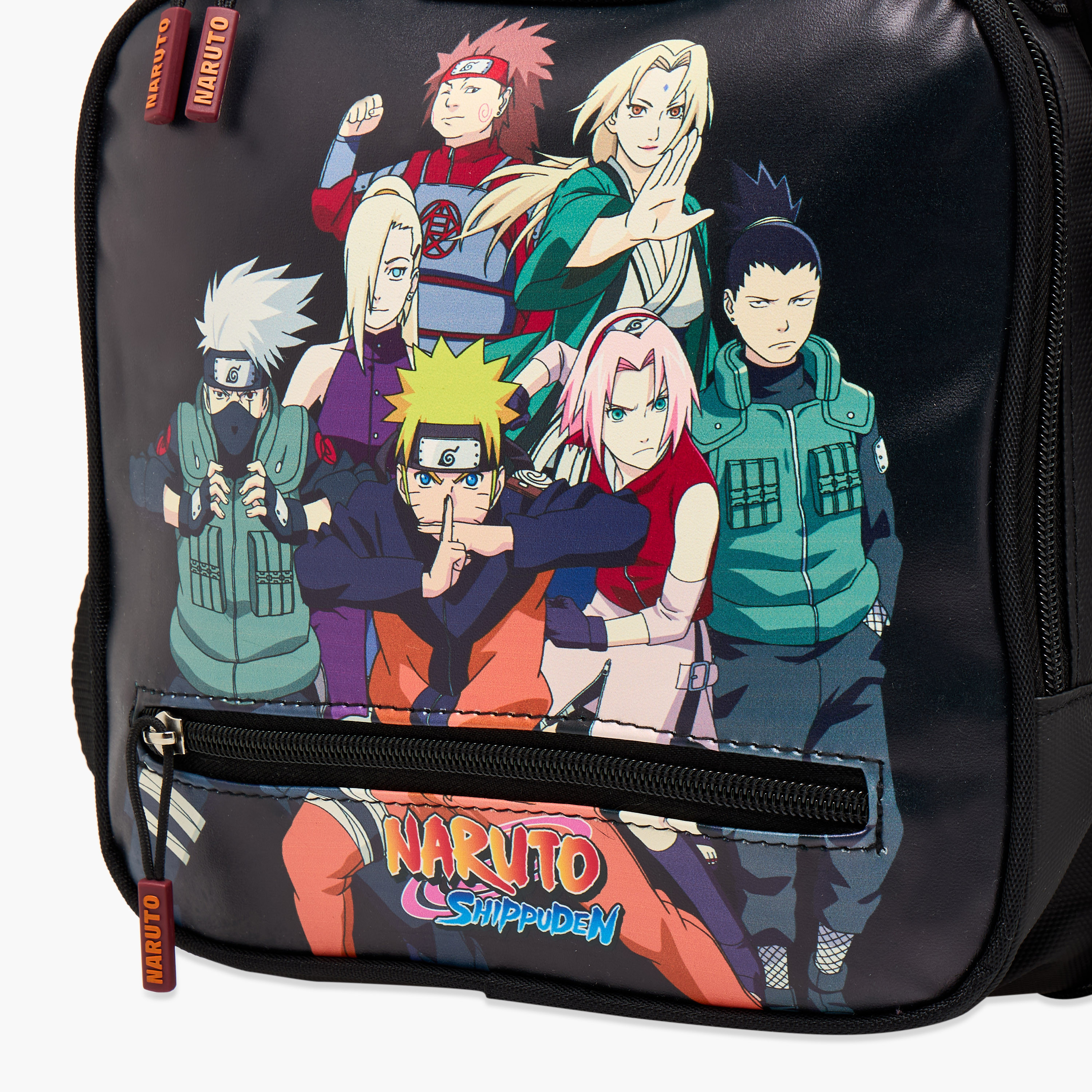 TV Tokyo Naruto Print Lunch Bag with Zip Closure-school-lunchessentials-lunchbags-image-5