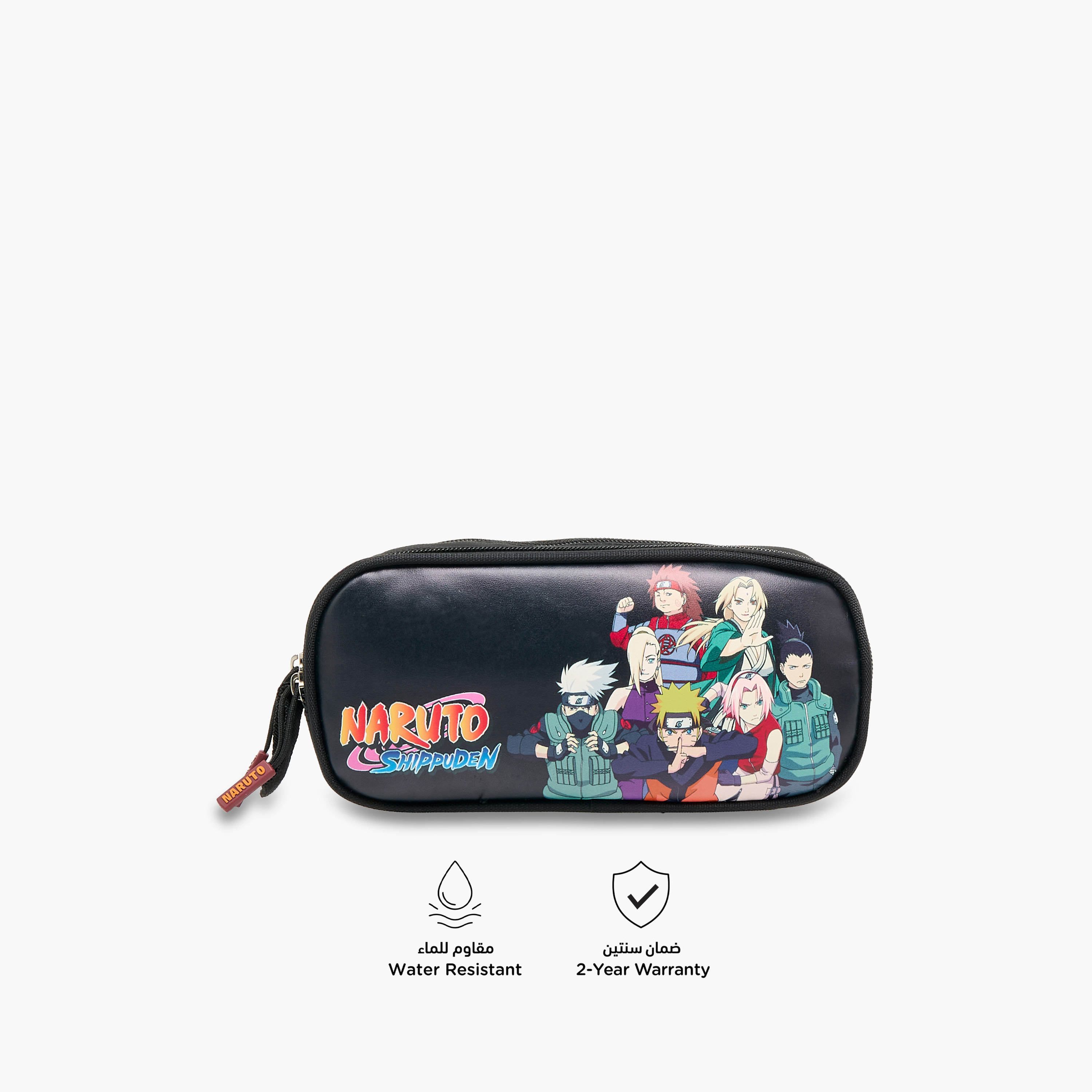 TV Tokyo Naruto Print Pencil Pouch with Zip Closure-school-stationery-pencilcases-image-4