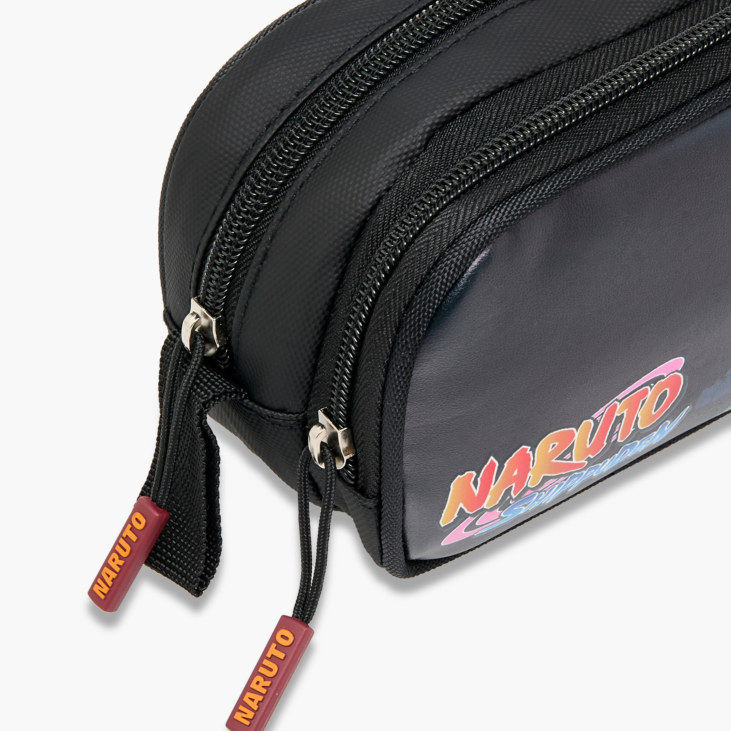 TV Tokyo Naruto Print Pencil Pouch with Zip Closure-school-stationery-pencilcases-image-5