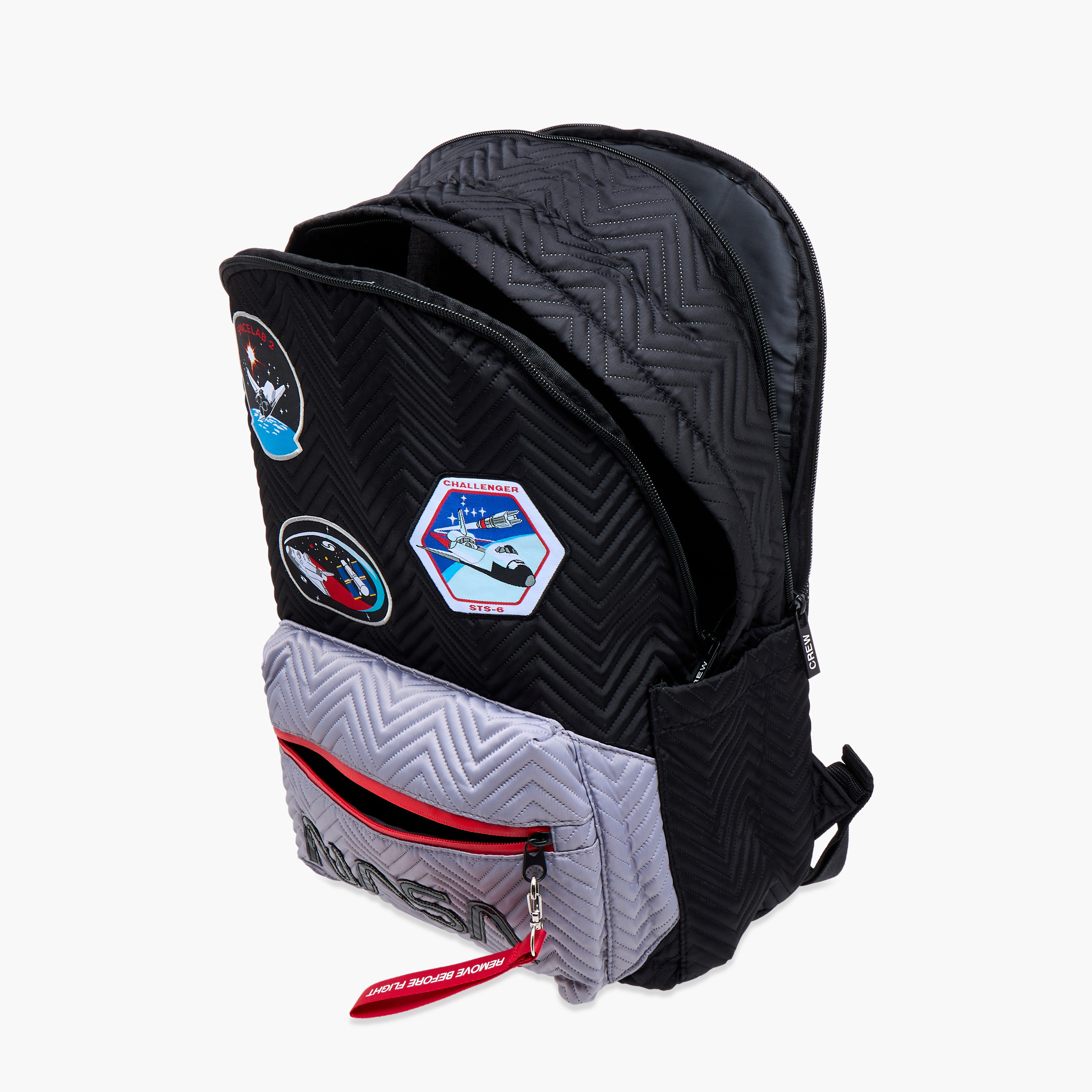 NASA Textured Backpack with Adjustable Straps and Zip Closure - 18 inches-school-bagsandbackpacks-backpacks-image-11