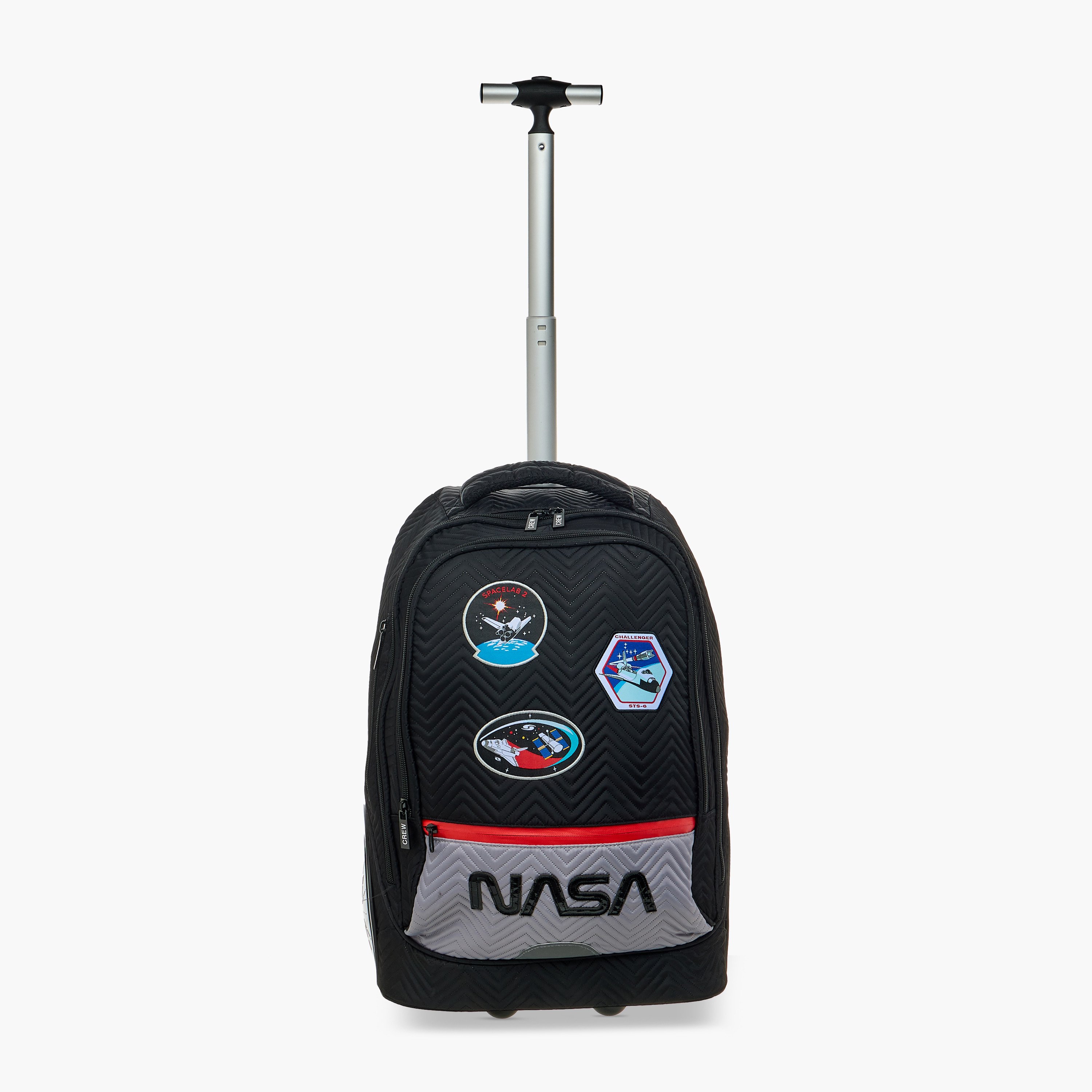 NASA Printed Trolley Backpack with Retractable Handle - 18 inches-school-bagsandbackpacks-trolleybags-image-8