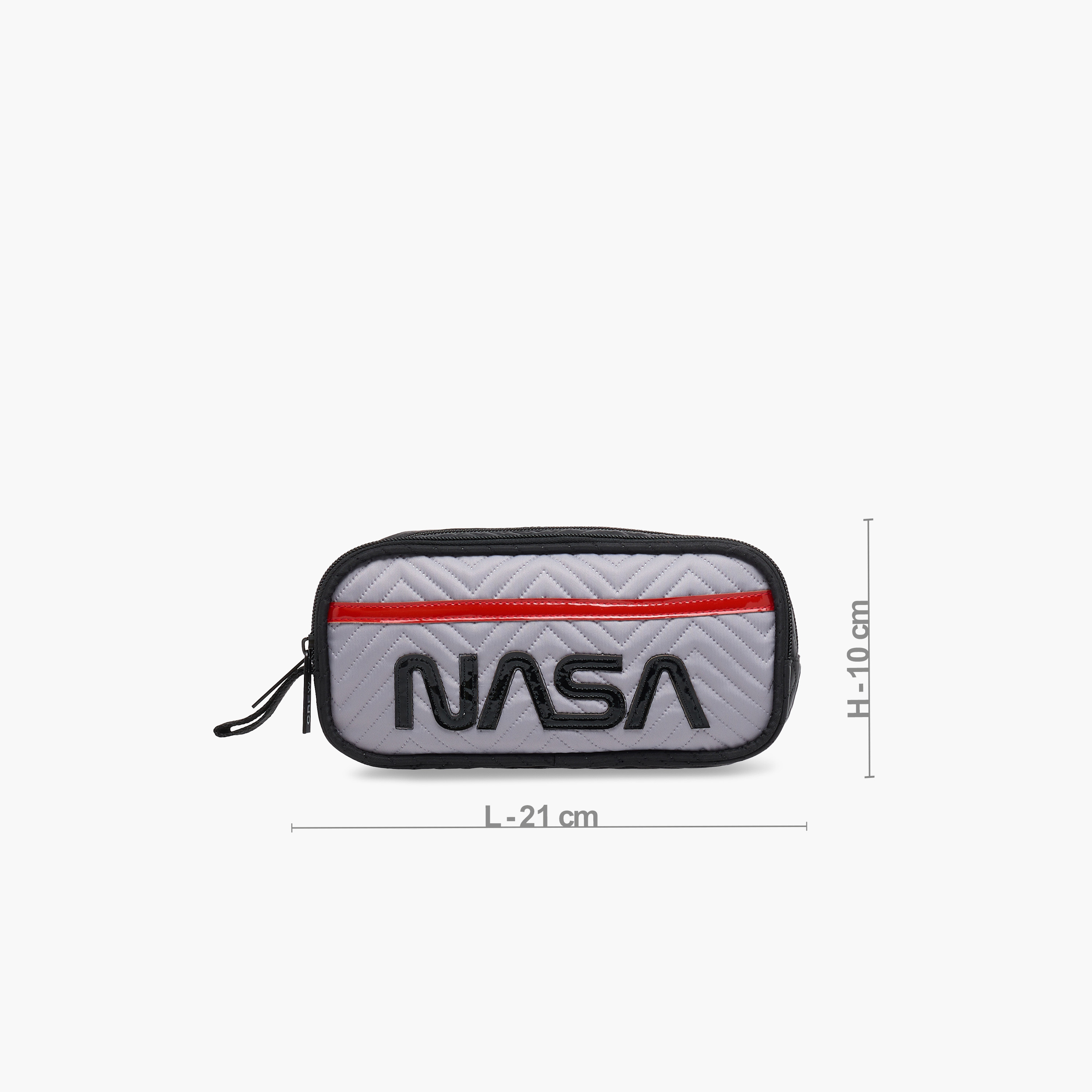 NASA Quilted Pencil Pouch with Zip Closure-school-stationery-pencilcases-image-2