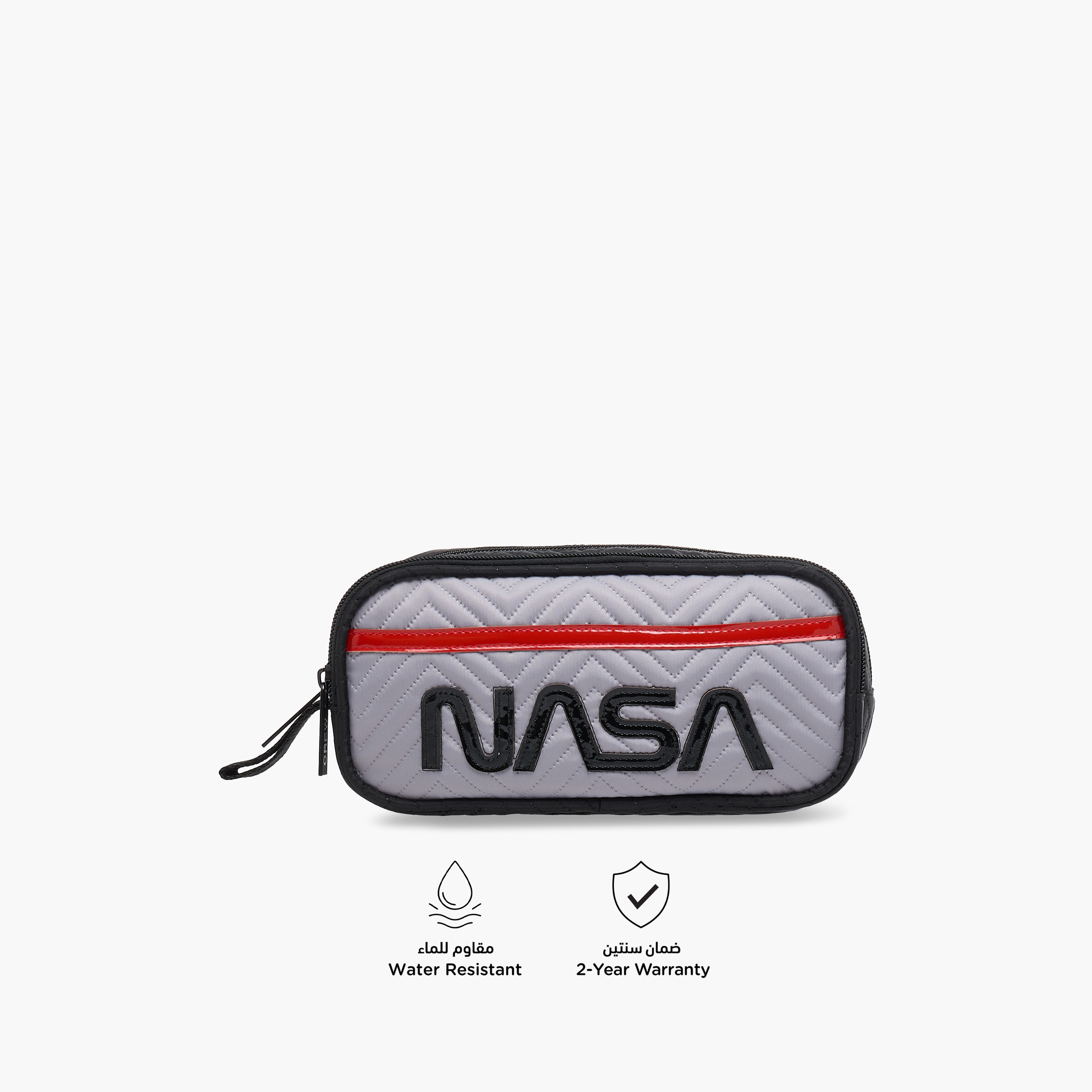 NASA Quilted Pencil Pouch with Zip Closure-school-stationery-pencilcases-image-4