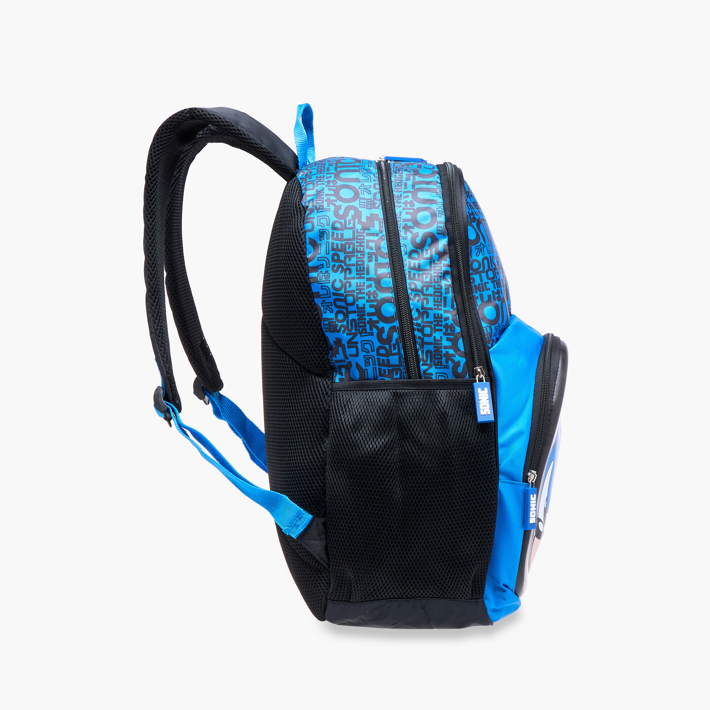 Sonic Printed Backpack with Adjustable Straps and Zip Closure - 18 inches-school-bagsandbackpacks-backpacks-image-5