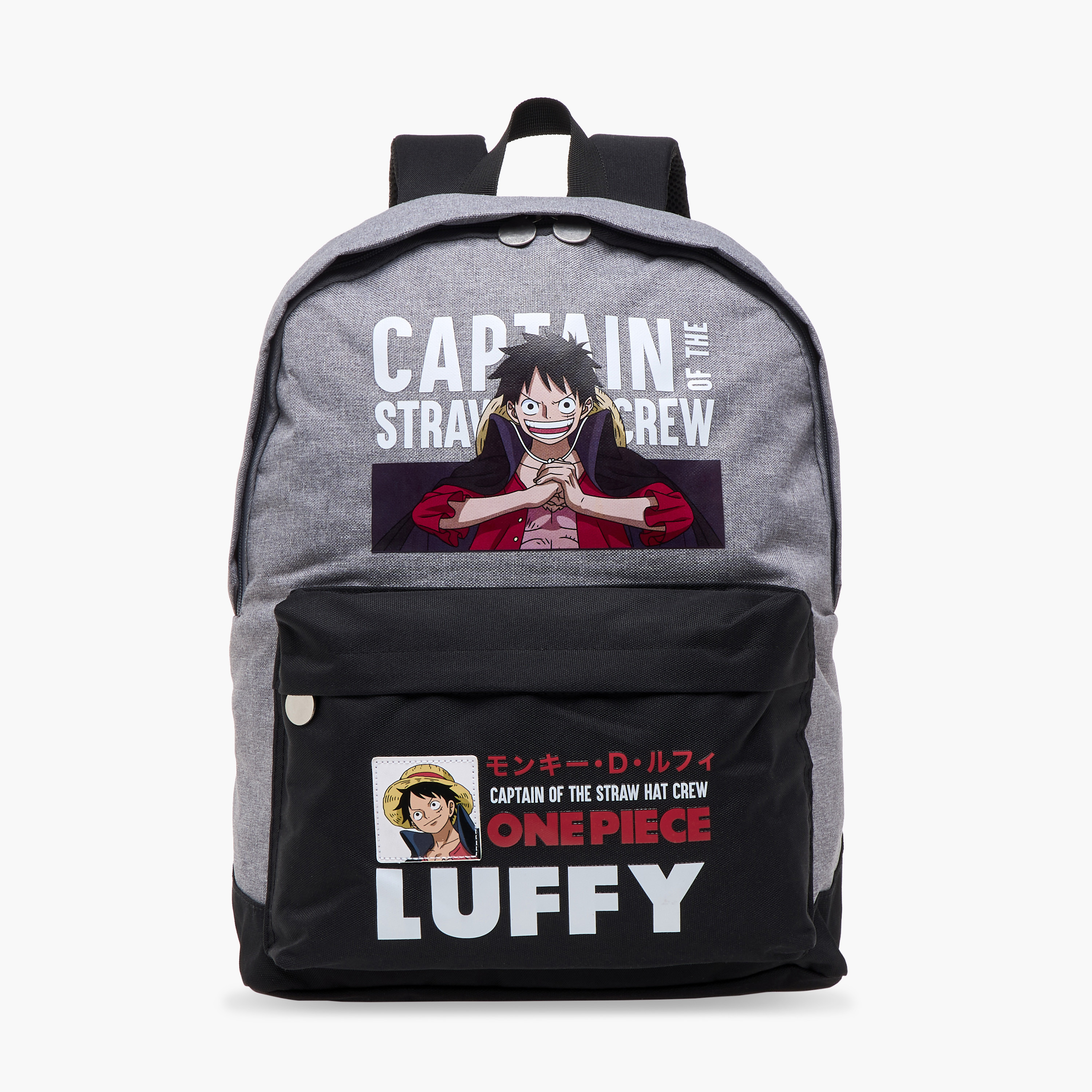 Toei Animation One Piece Print Backpack with Adjustable Straps - 18 inches-school-bagsandbackpacks-backpacks-image-1