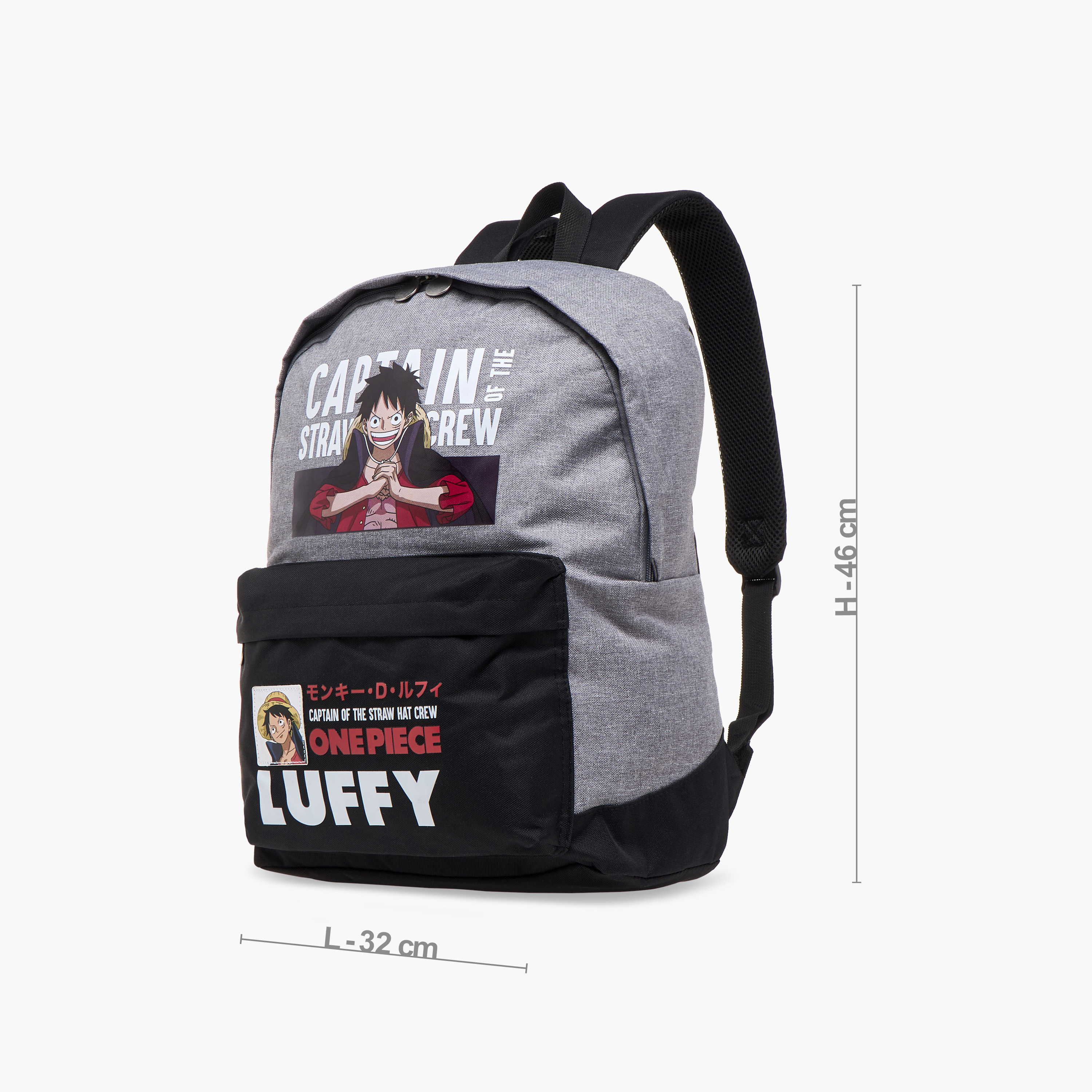Toei Animation One Piece Print Backpack with Adjustable Straps - 18 inches-school-bagsandbackpacks-backpacks-image-2