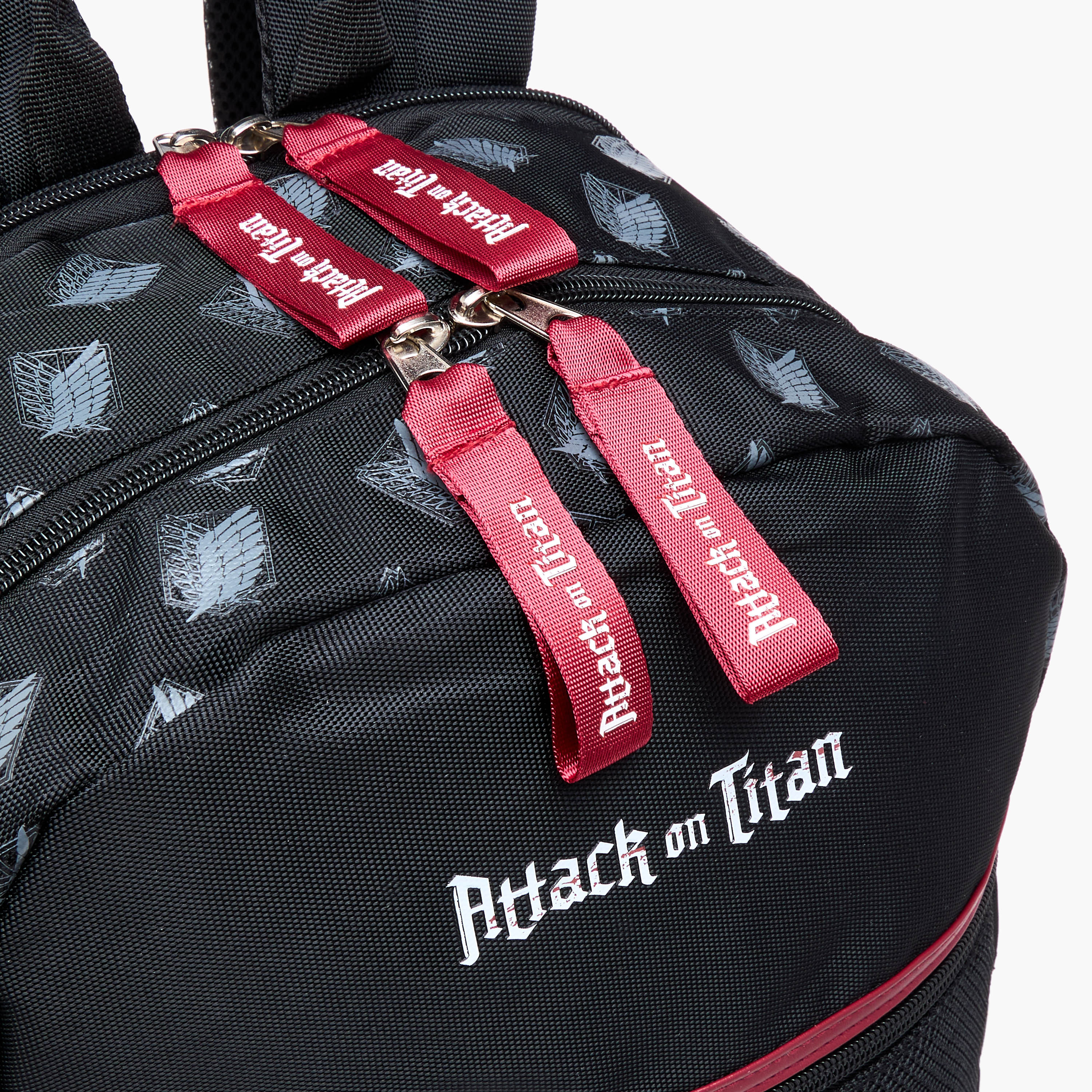 Kodansha Attack on Titans Print Backpack with Adjustable Straps and Zip Closure - 18 inches-school-bagsandbackpacks-backpacks-image-8