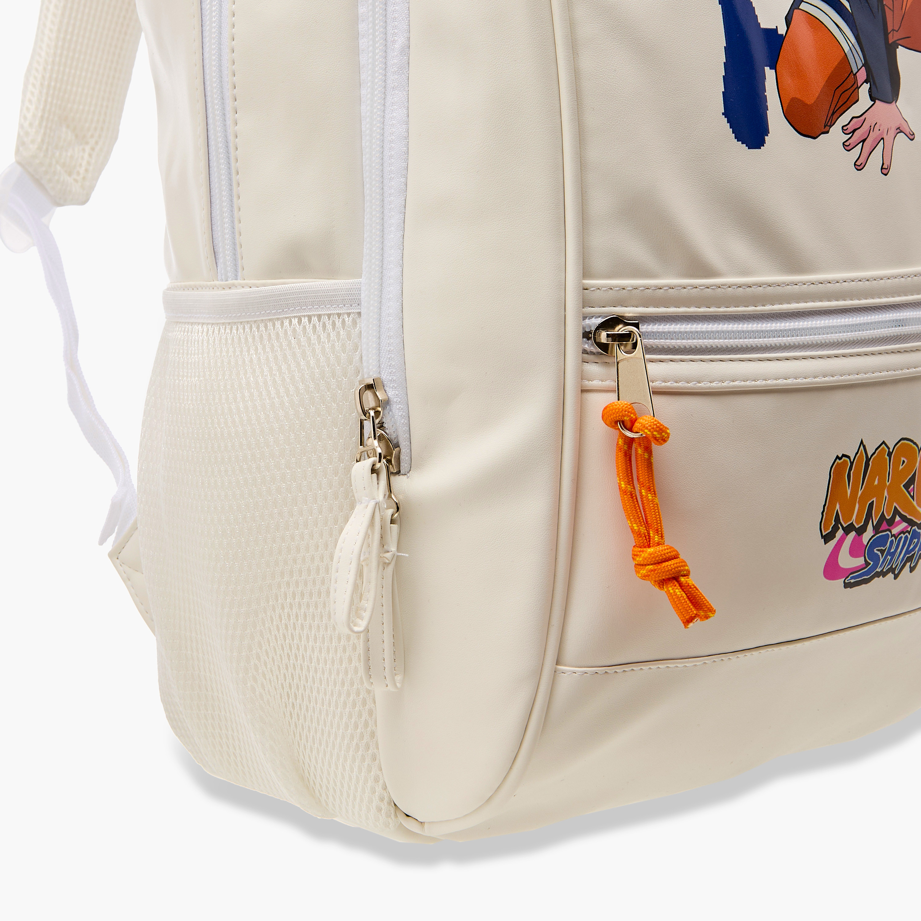 TV Tokyo Naruto Print Backpack with Adjustable Straps and Zip Closure - 18 inches-school-bagsandbackpacks-backpacks-image-8