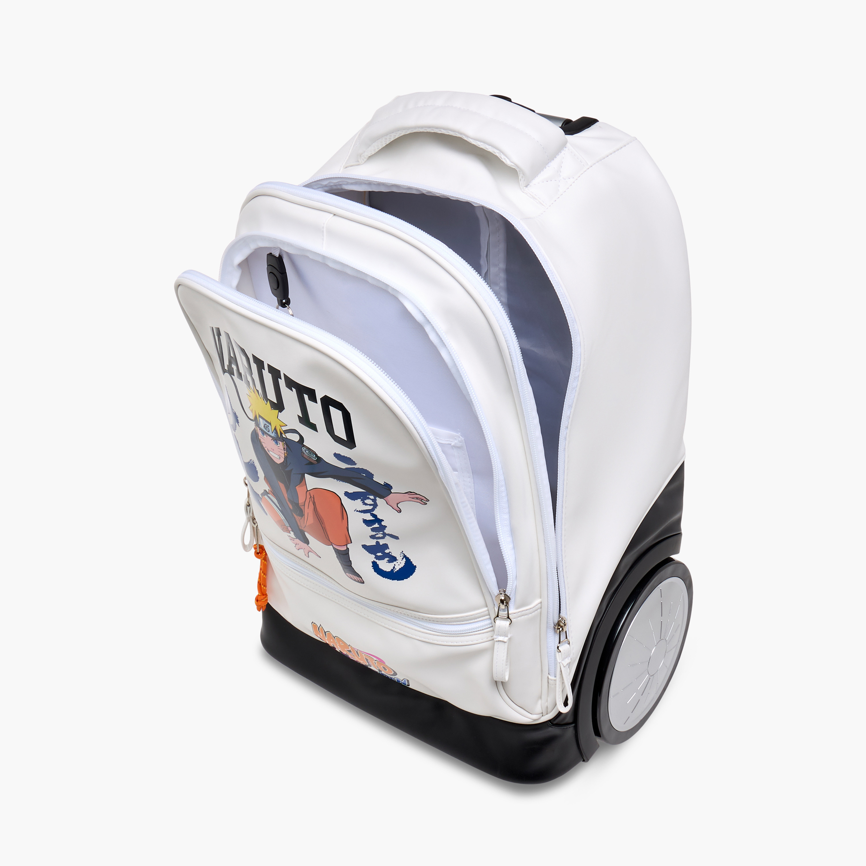 TV Tokyo Naruto Print Trolley Backpack with Retractable Handle-school-bagsandbackpacks-trolleybags-image-15