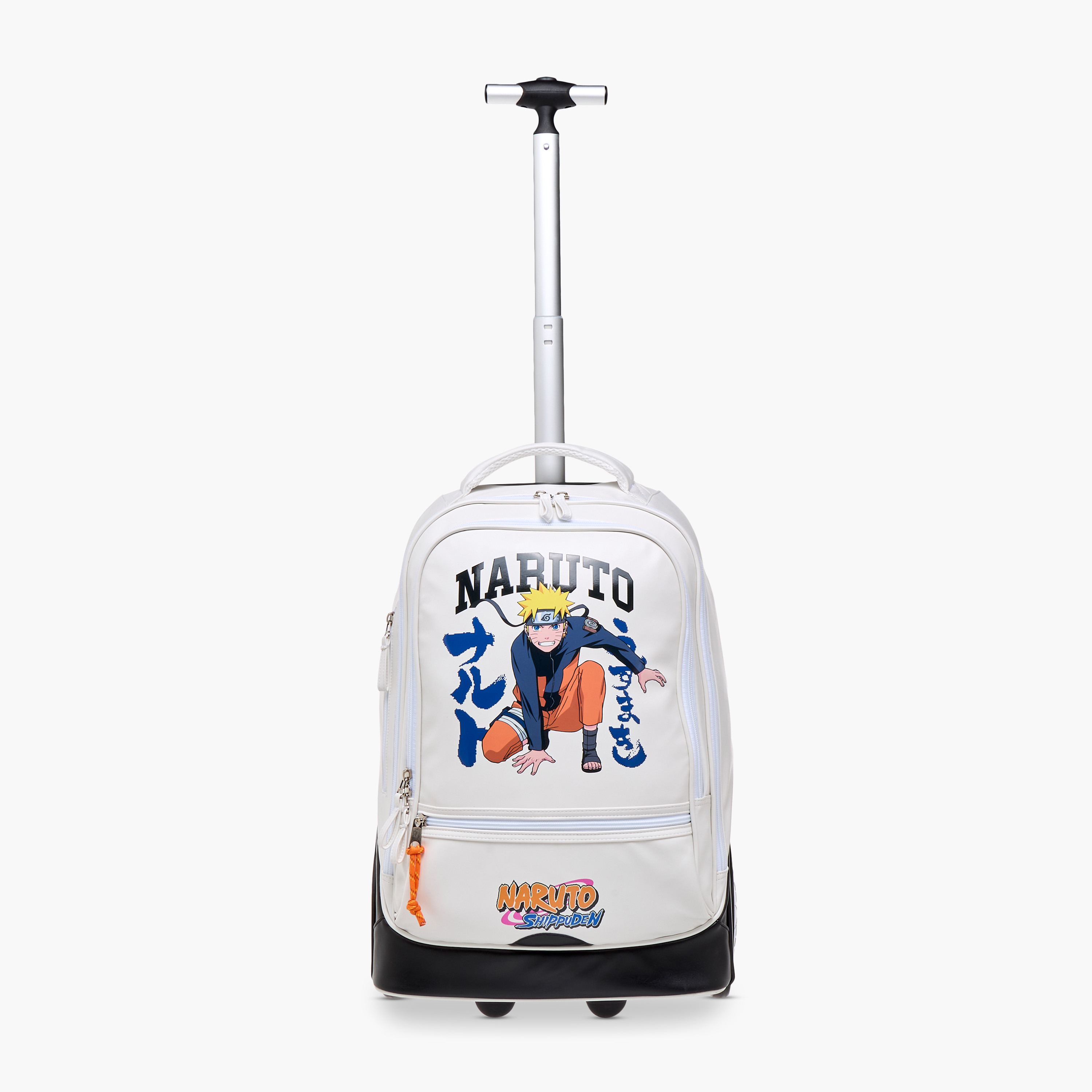 TV Tokyo Naruto Print Trolley Backpack with Retractable Handle-school-bagsandbackpacks-trolleybags-image-8