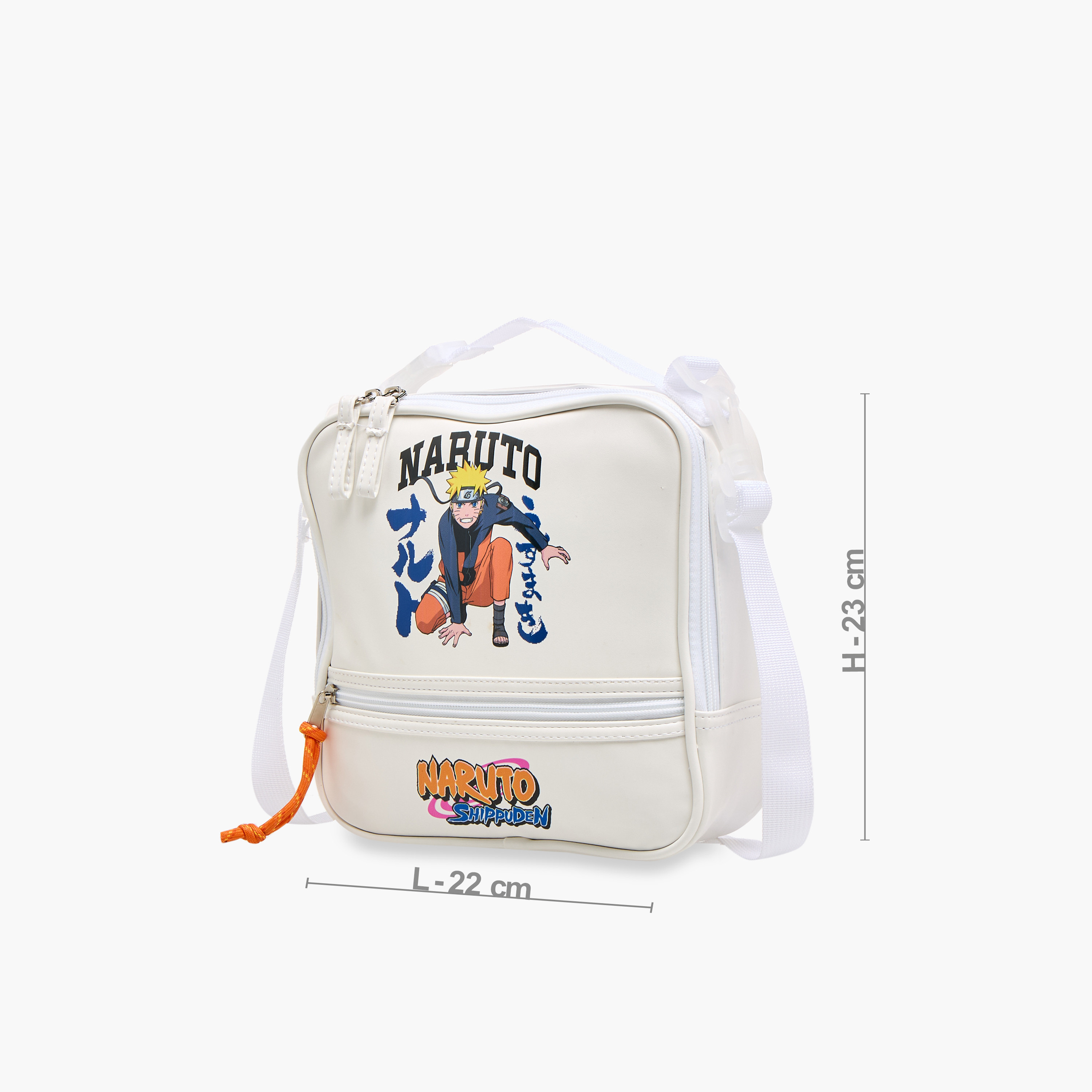 TV Tokyo Naruto Print Lunch Bag with Zip Closure-school-lunchessentials-lunchbags-image-2