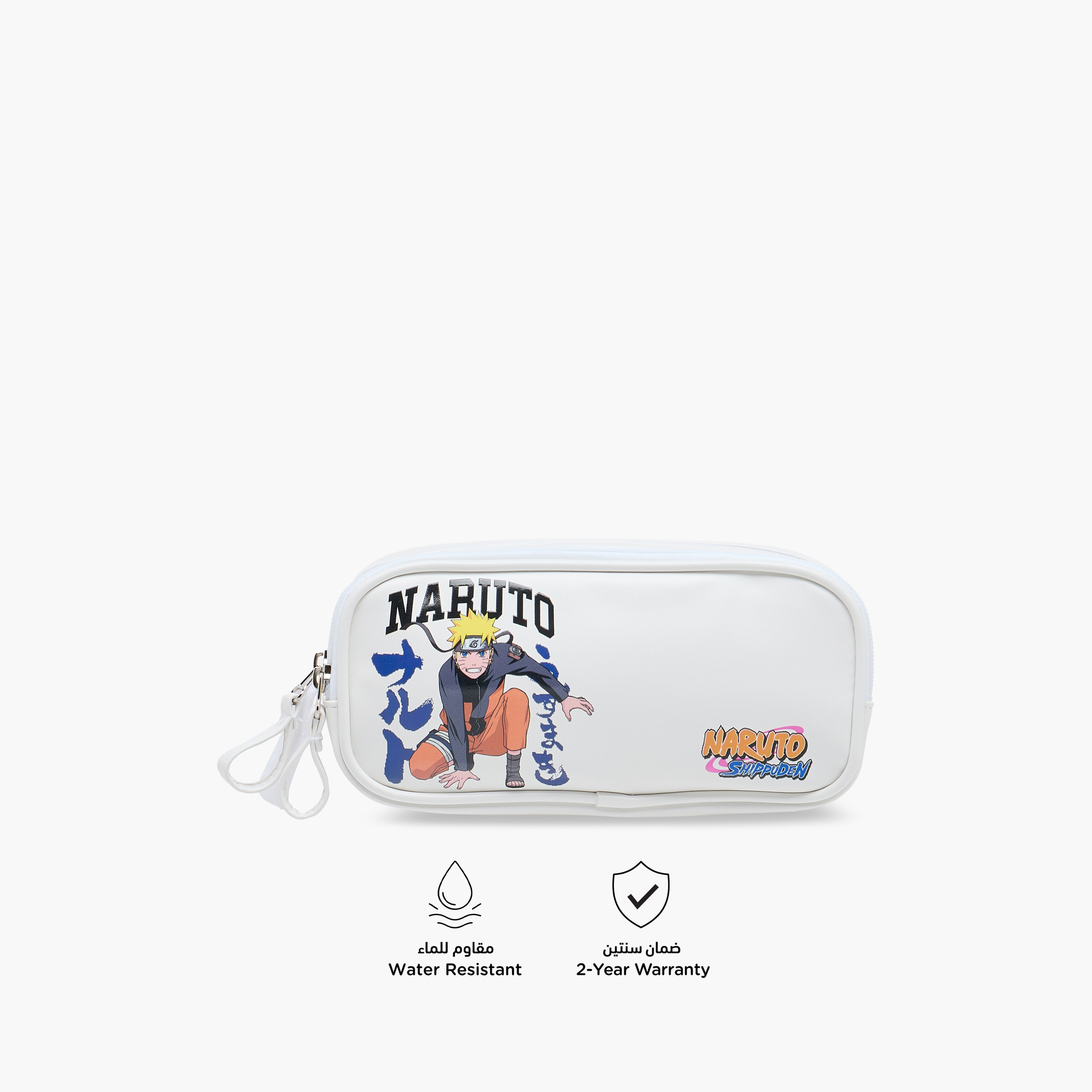 TV Tokyo Naruto Print Pencil Pouch with Zip Closure-school-stationery-pencilcases-image-4