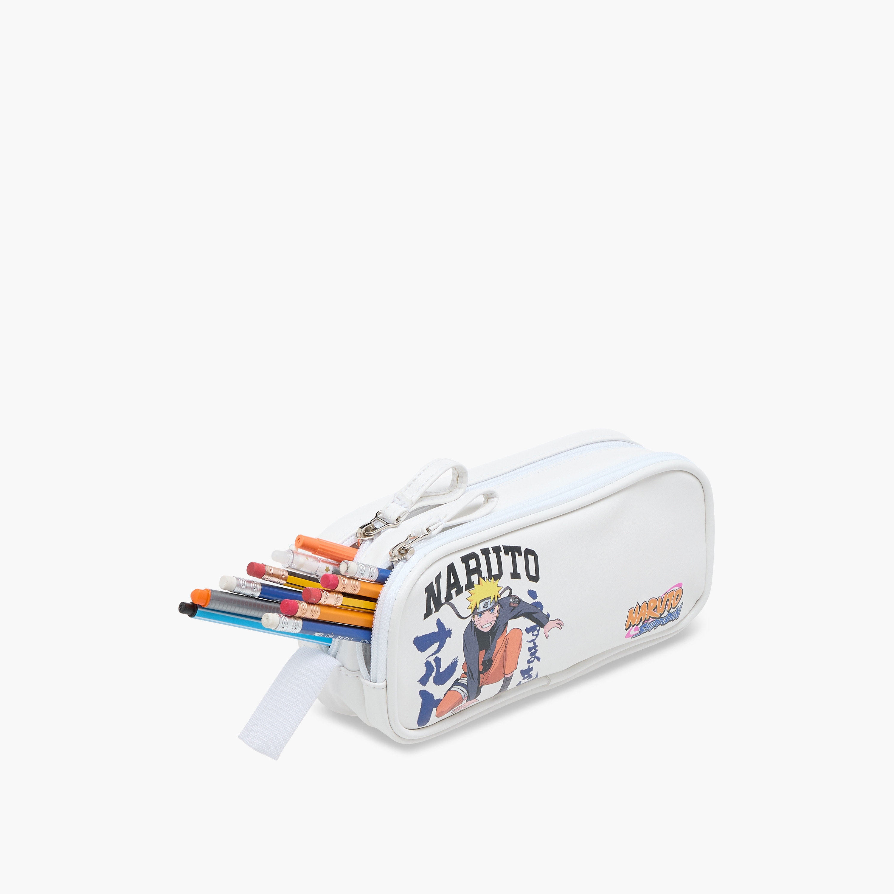 TV Tokyo Naruto Print Pencil Pouch with Zip Closure-school-stationery-pencilcases-image-7