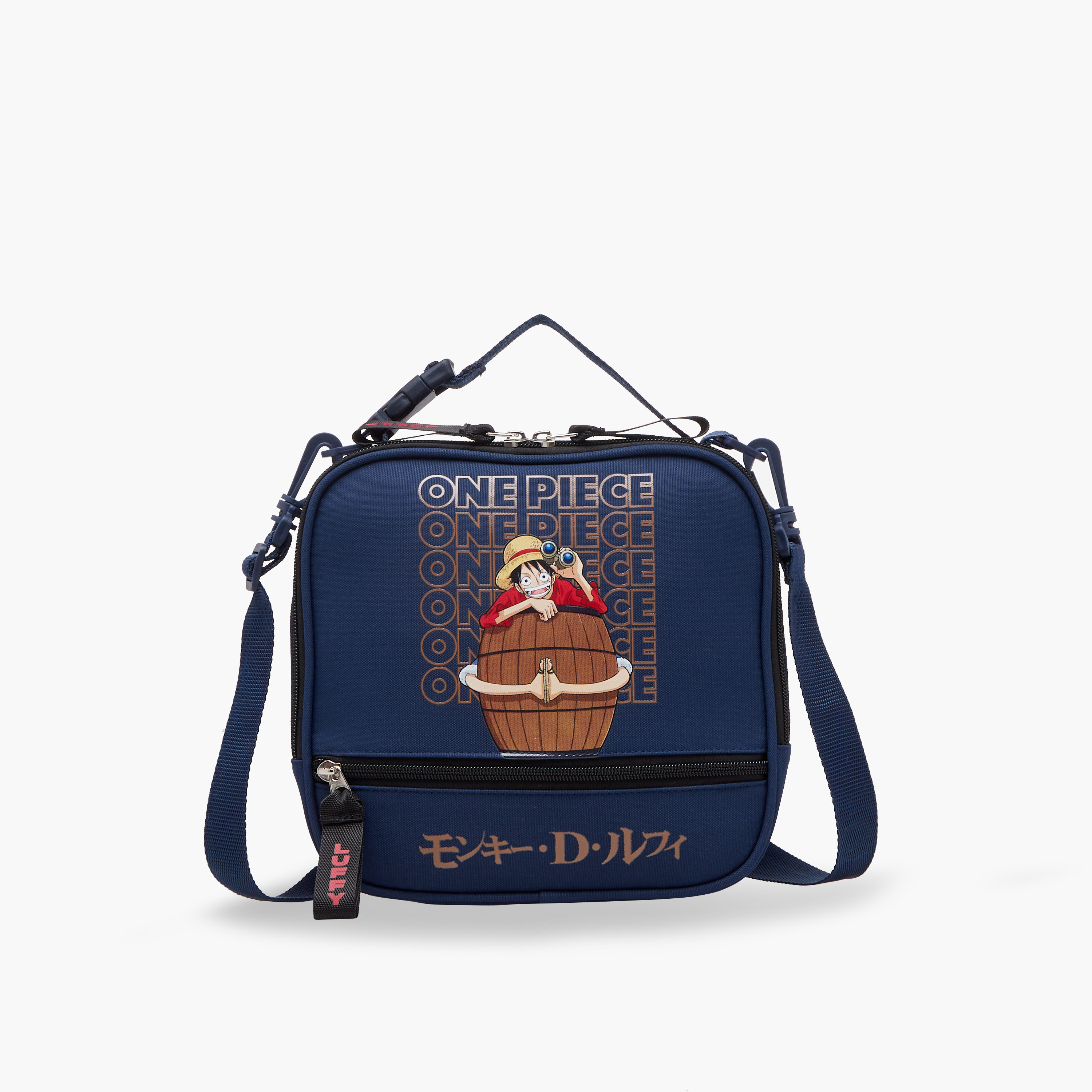 Toei Animation One Piece Print Lunch Bag with Zip Closure-school-lunchessentials-lunchbags-image-1