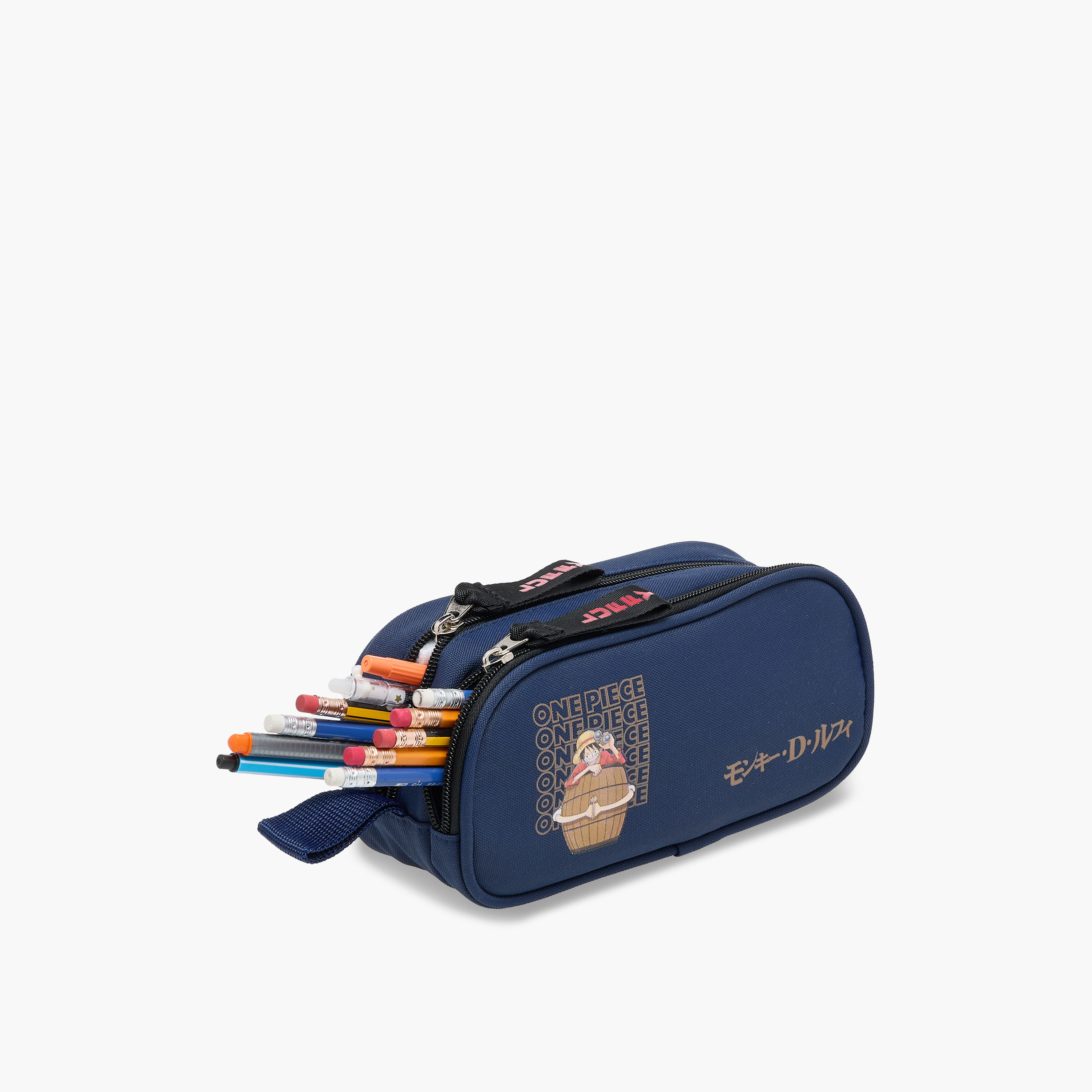Toei Animation One Piece Print Pencil Pouch with Zip Closure-school-stationery-pencilcases-image-8