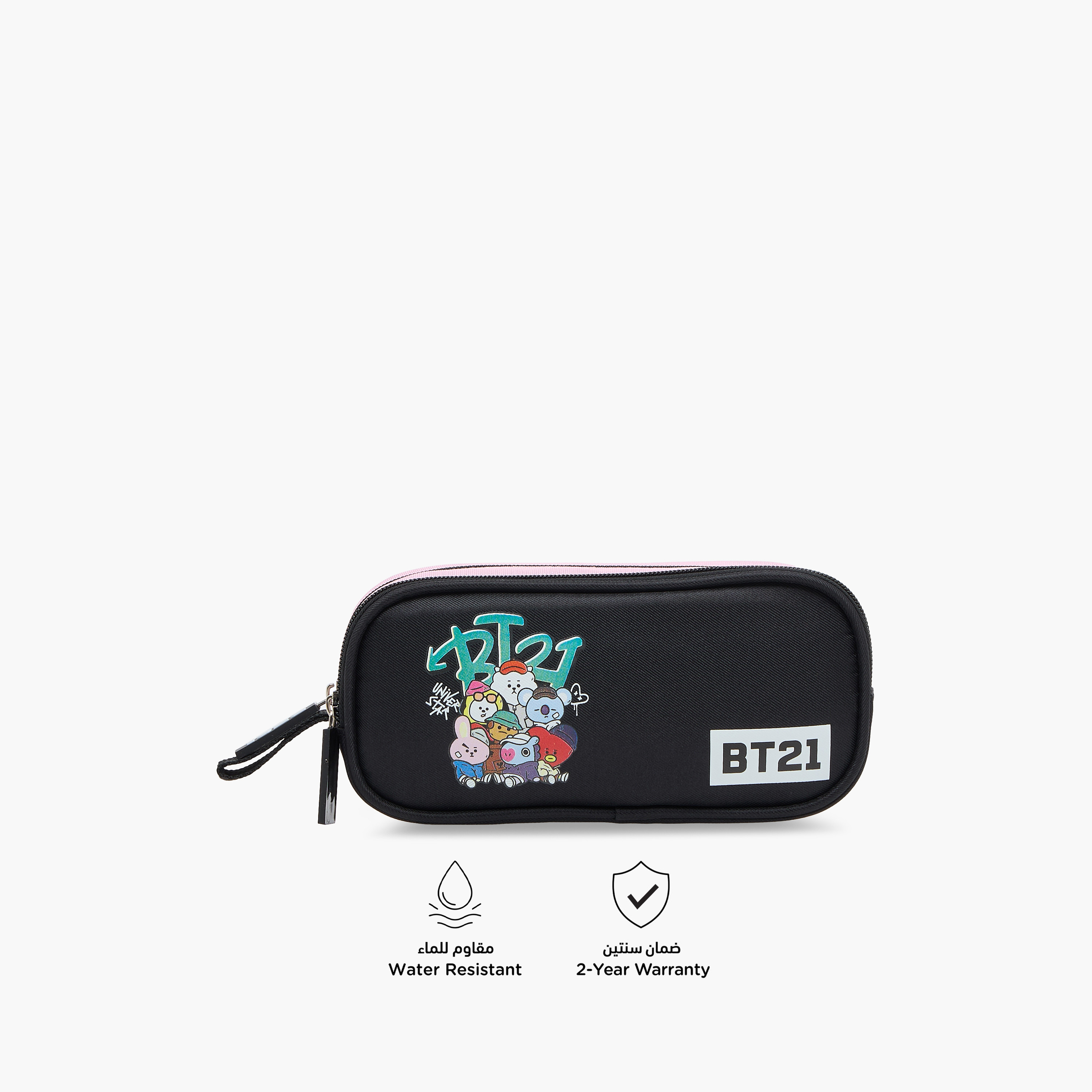 BT21 Print  Pencil Pouch with Zip Closure-school-stationery-pencilcases-image-4