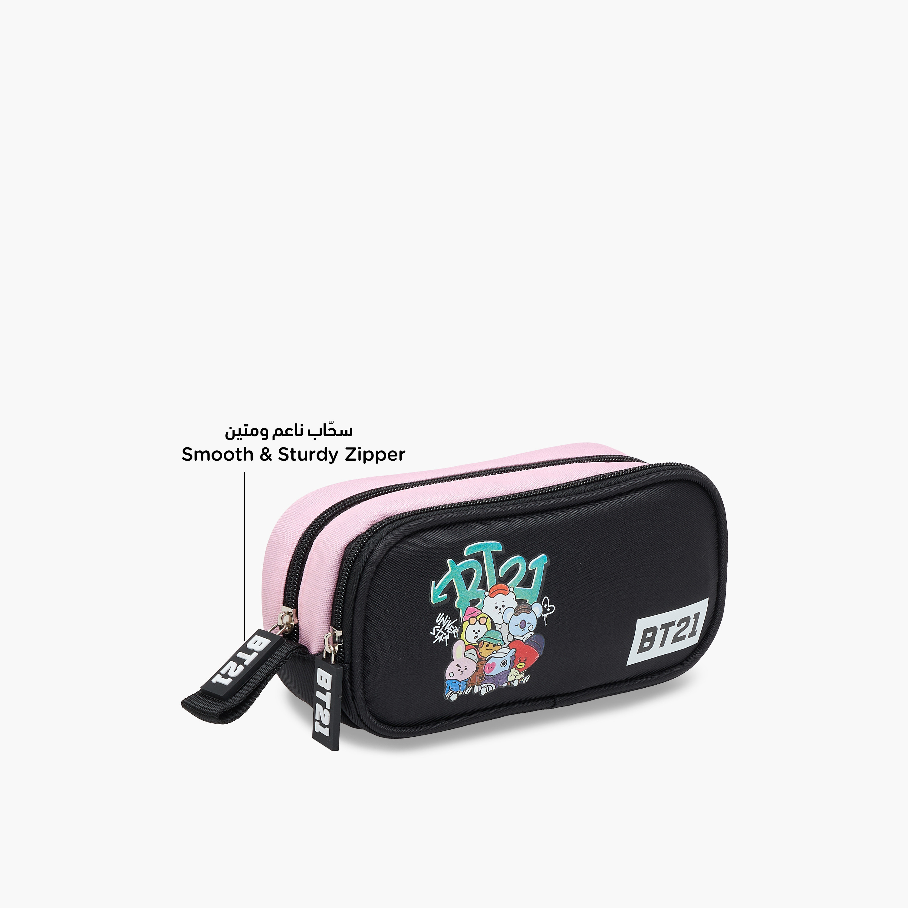 BT21 Print  Pencil Pouch with Zip Closure-school-stationery-pencilcases-image-6