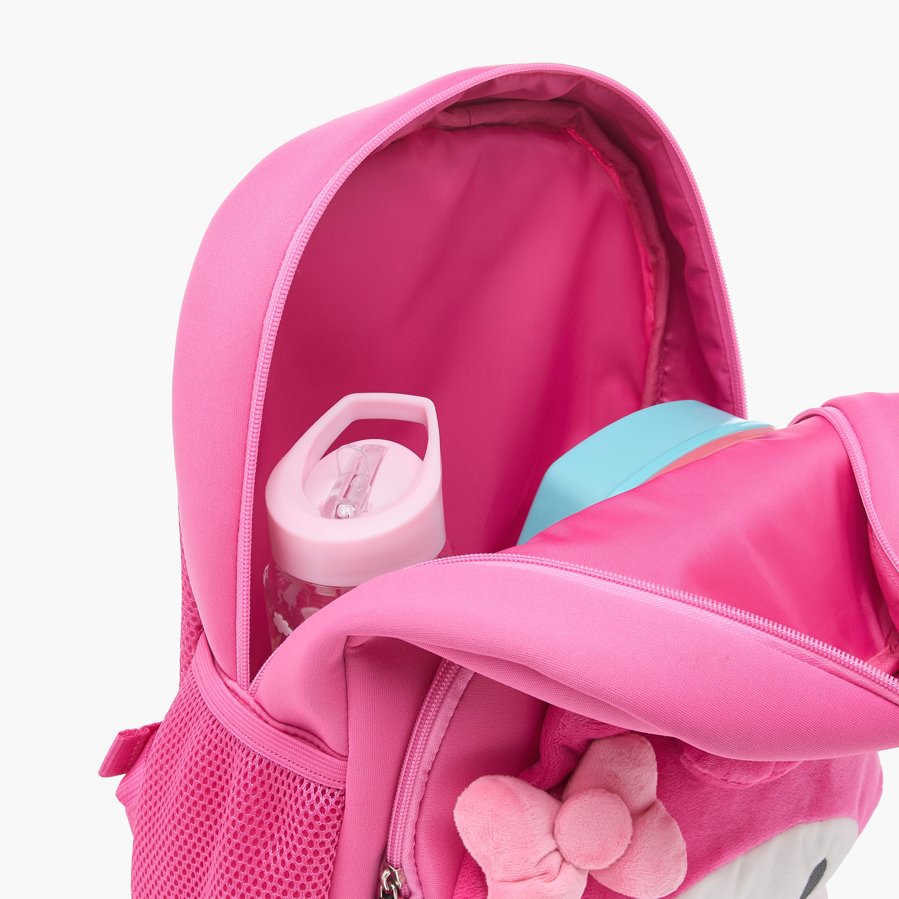 Sanrio My Melody Applique Backpack with Adjustable Straps and Zip Closure - 14 inches-school-bagsandbackpacks-backpacks-image-13