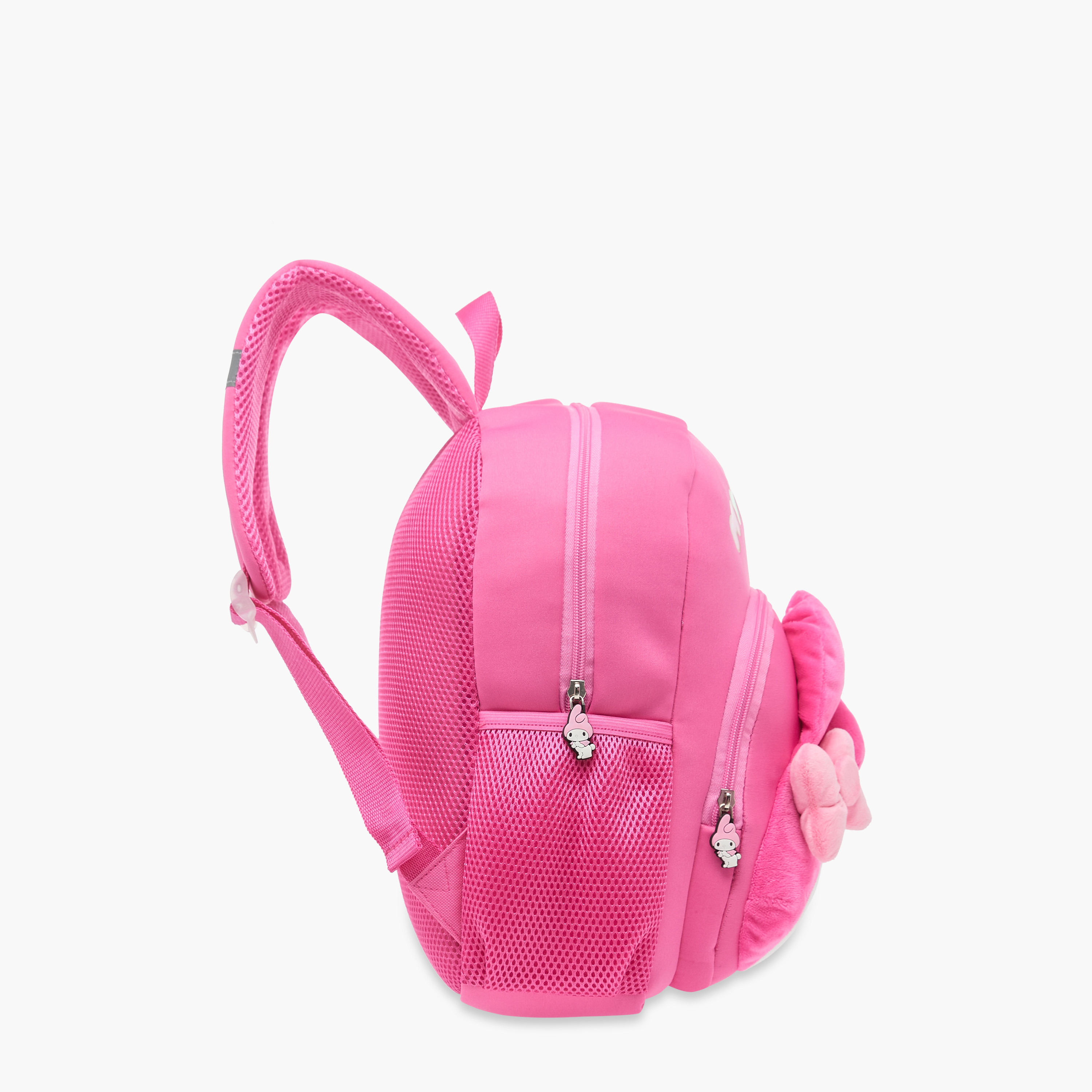 Sanrio My Melody Applique Backpack with Adjustable Straps and Zip Closure - 14 inches-school-bagsandbackpacks-backpacks-image-5