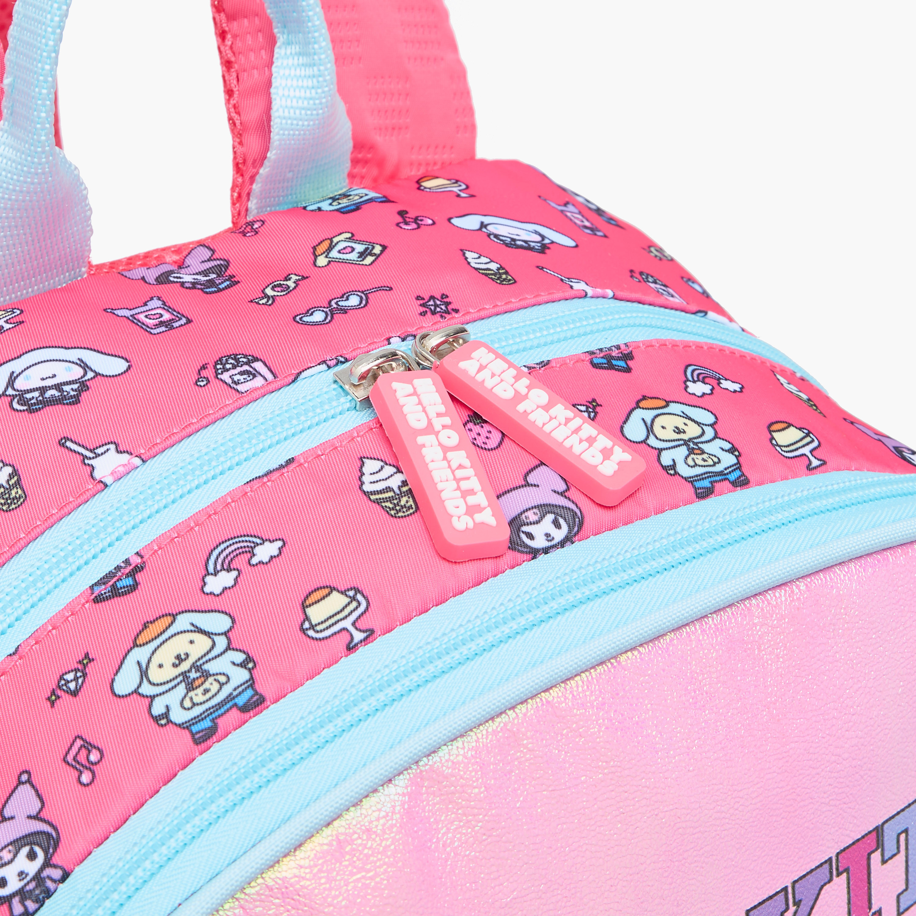 شنطة ظهر بطبعات هالو كيتي والأصدقاء وحمالات كتف قابلة للتعديل وسحاب إغلاق-school-bagsandbackpacks-backpacks-image-10